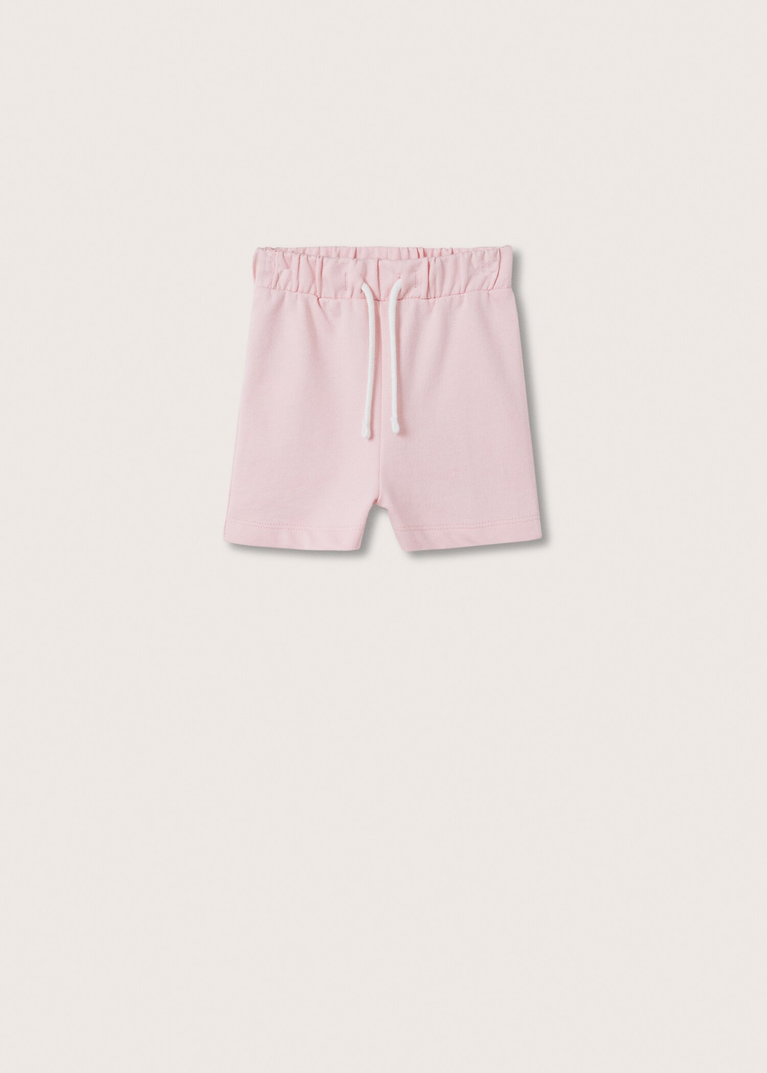 Cotton drawstring waist shorts - Article without model