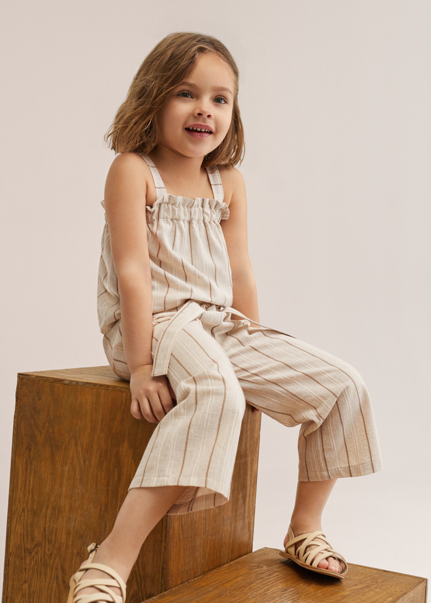 Culotte stripes trousers - Details of the article 2