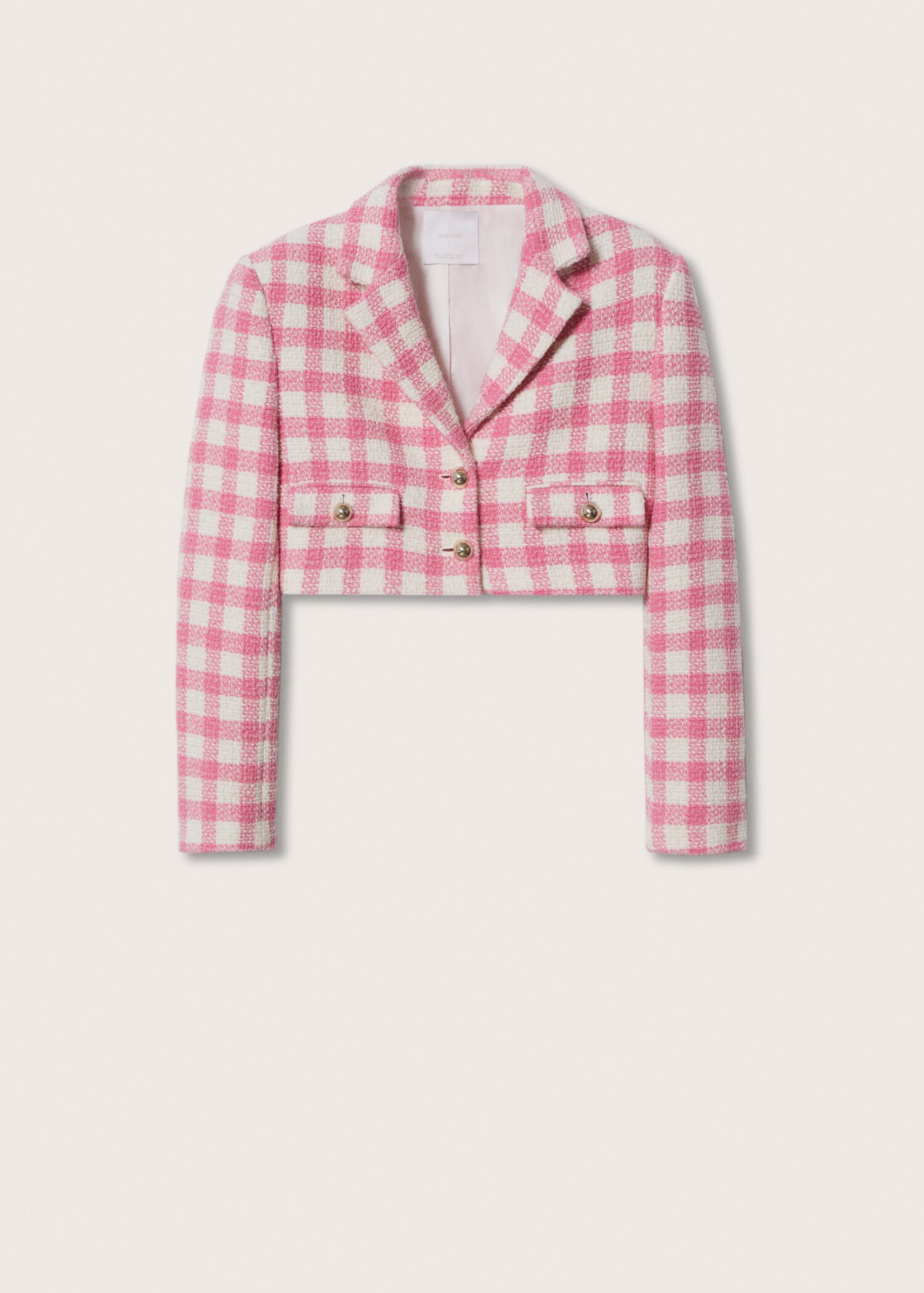 Crop tweed jacket - Article without model