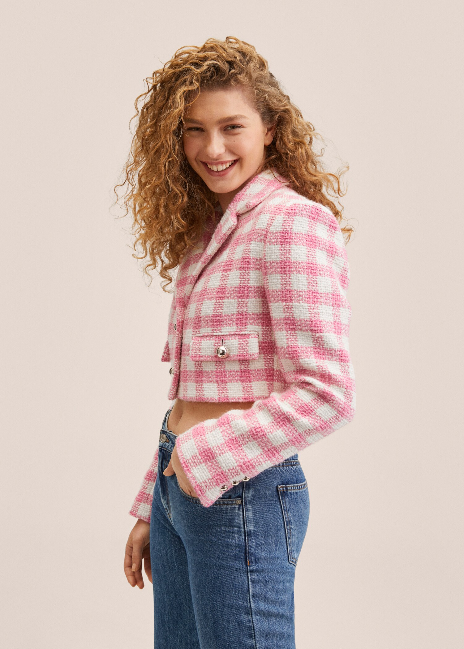 Crop tweed jacket - Details of the article 2