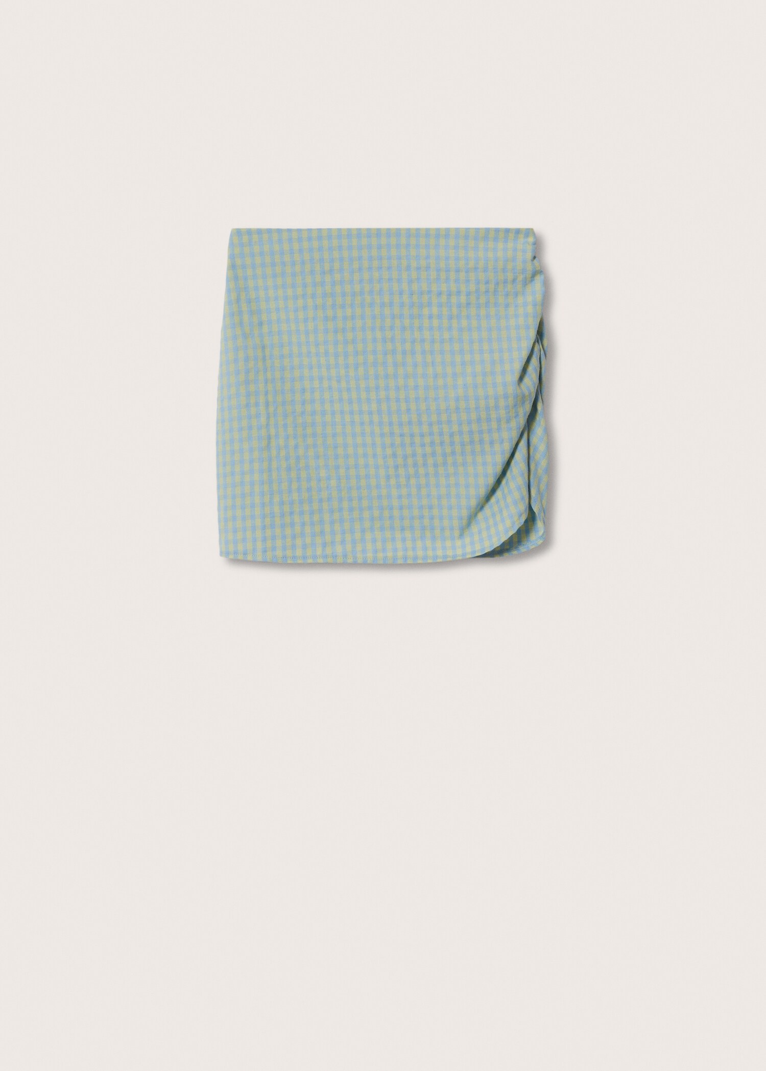 Cotton gingham bikini wrap - Article without model