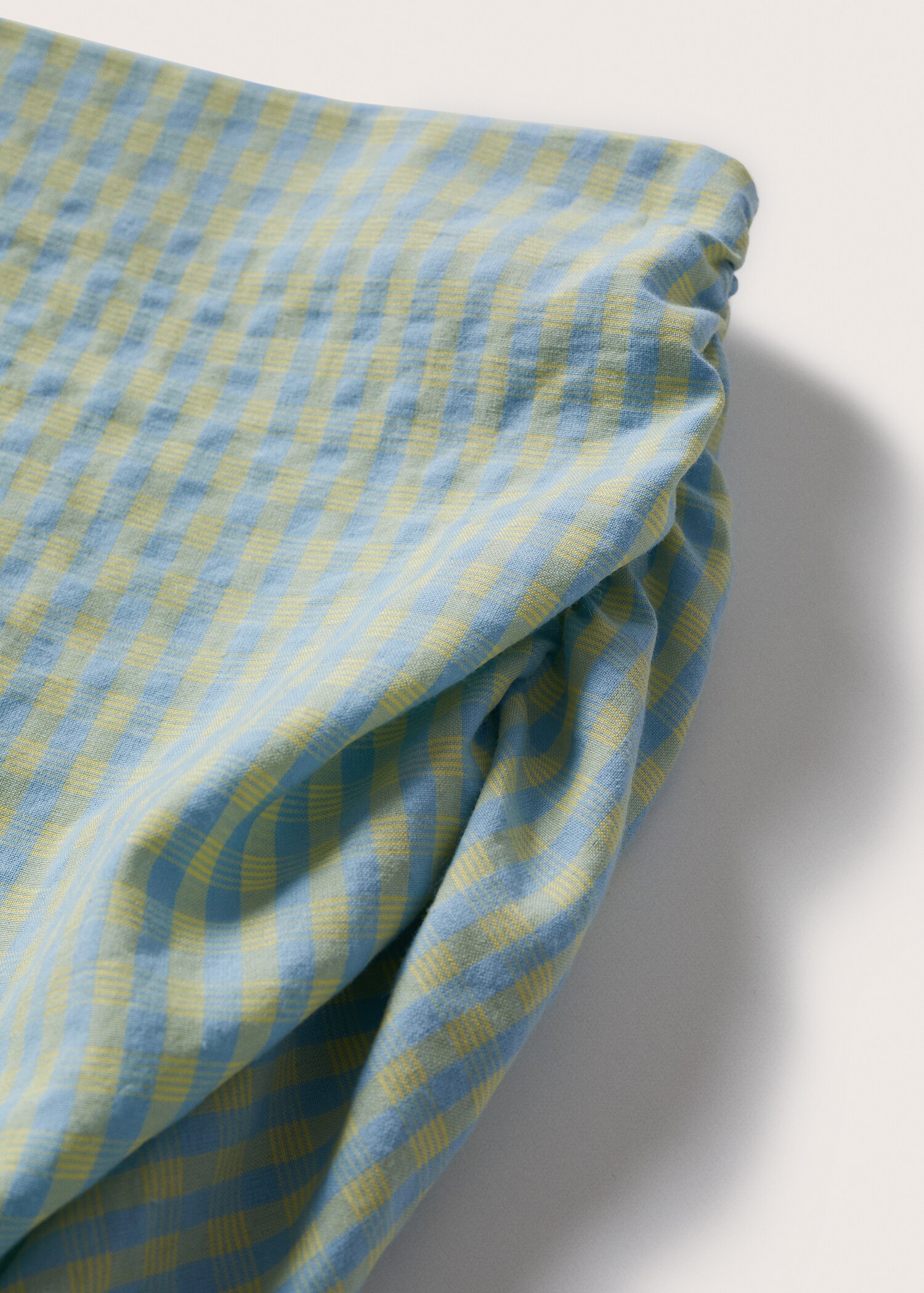 Cotton gingham bikini wrap - Details of the article 8