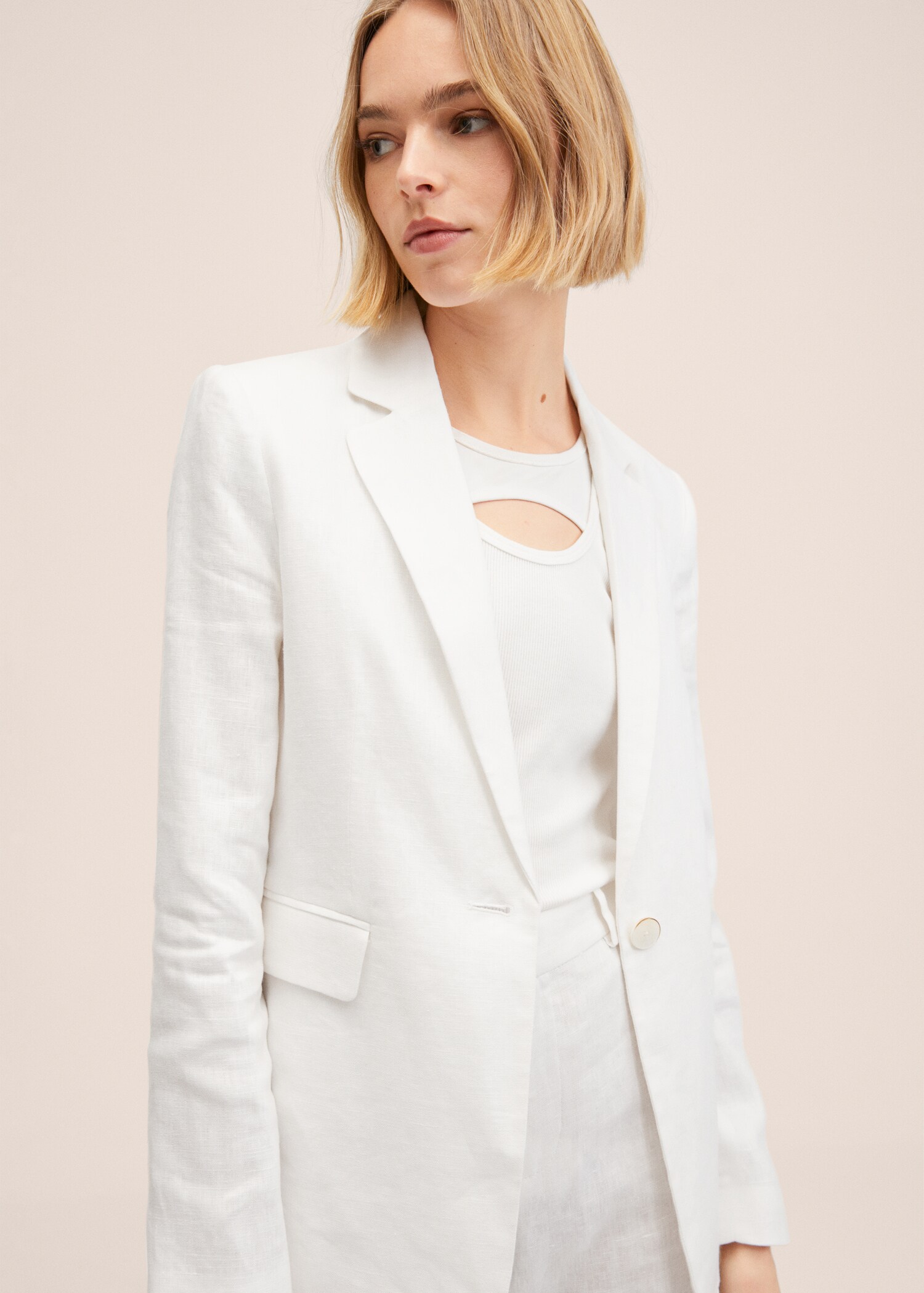 Blazer de fato de 100% linho - Pormenor do artigo 2