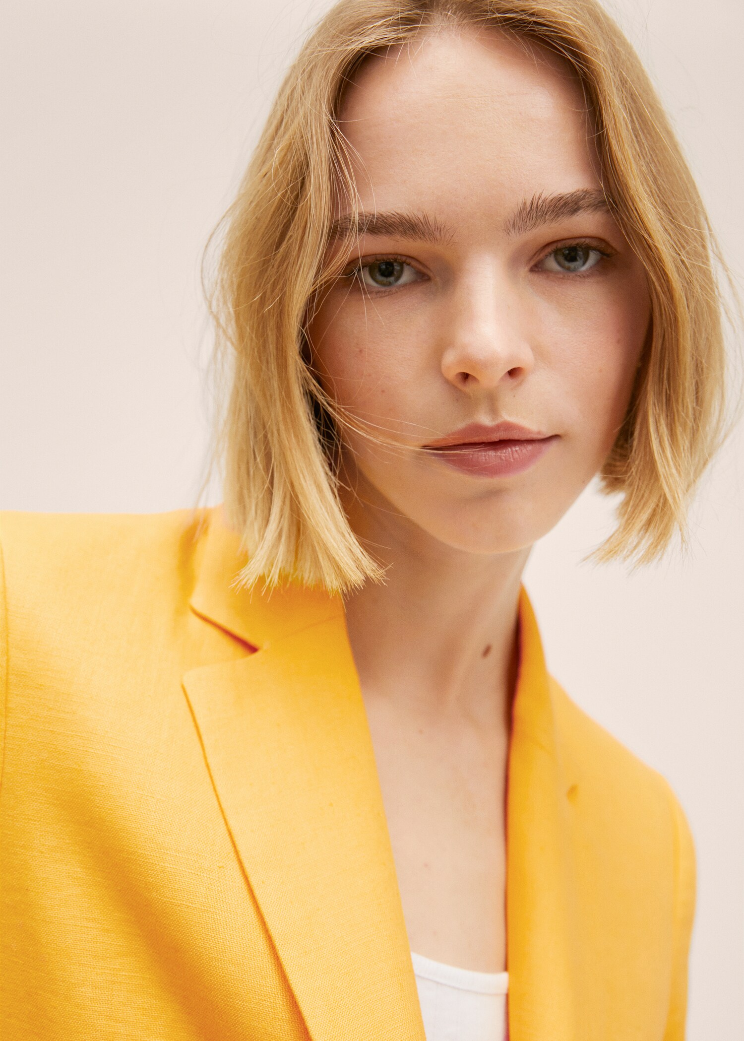 Blazer suit 100% linen - Details of the article 1