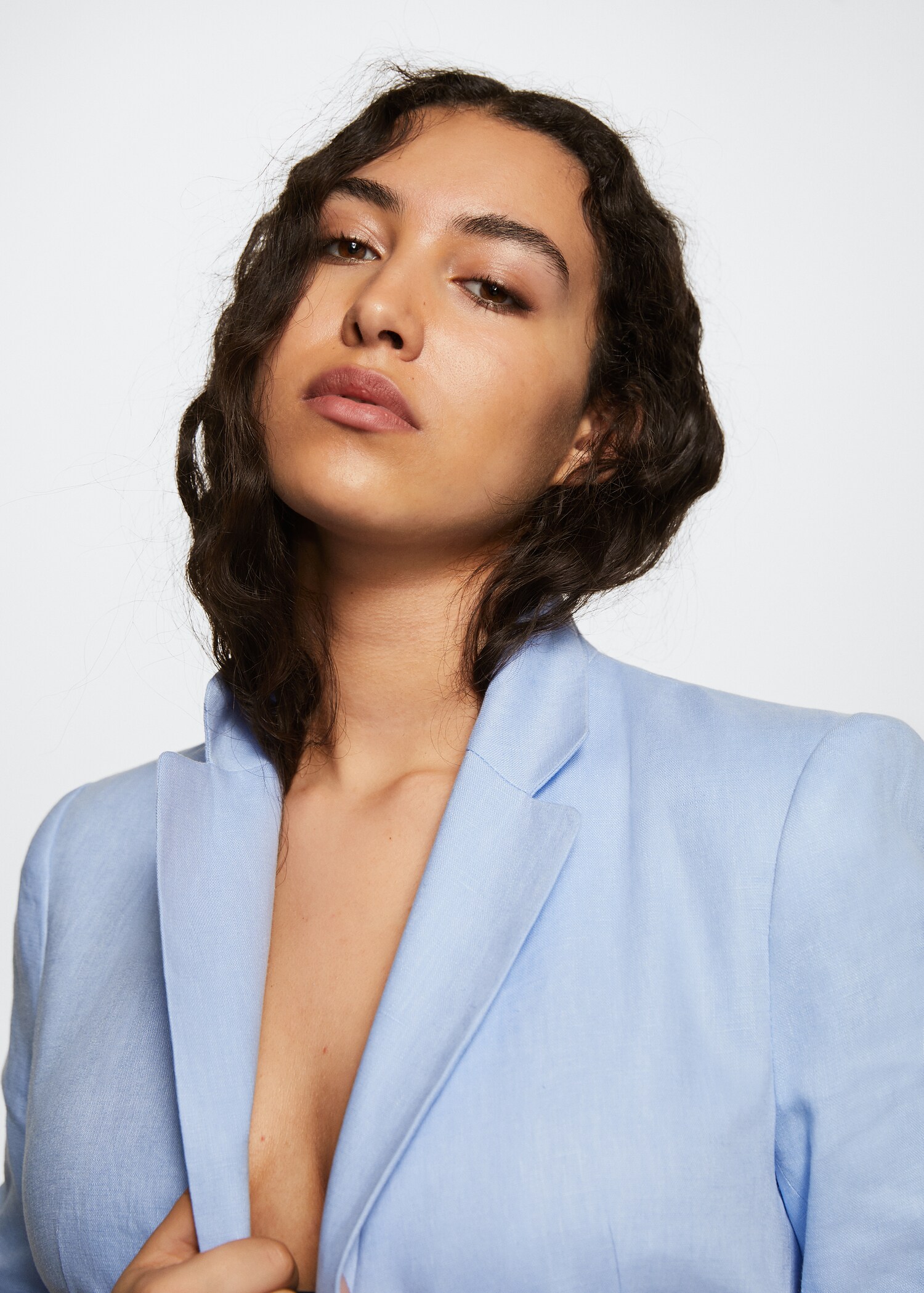 Blazer suit 100% linen - Details of the article 5