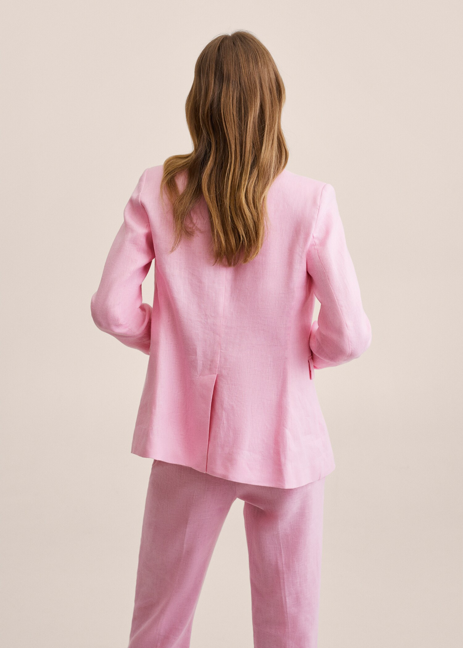 Americana traje 100% lino  - Reverso del artículo
