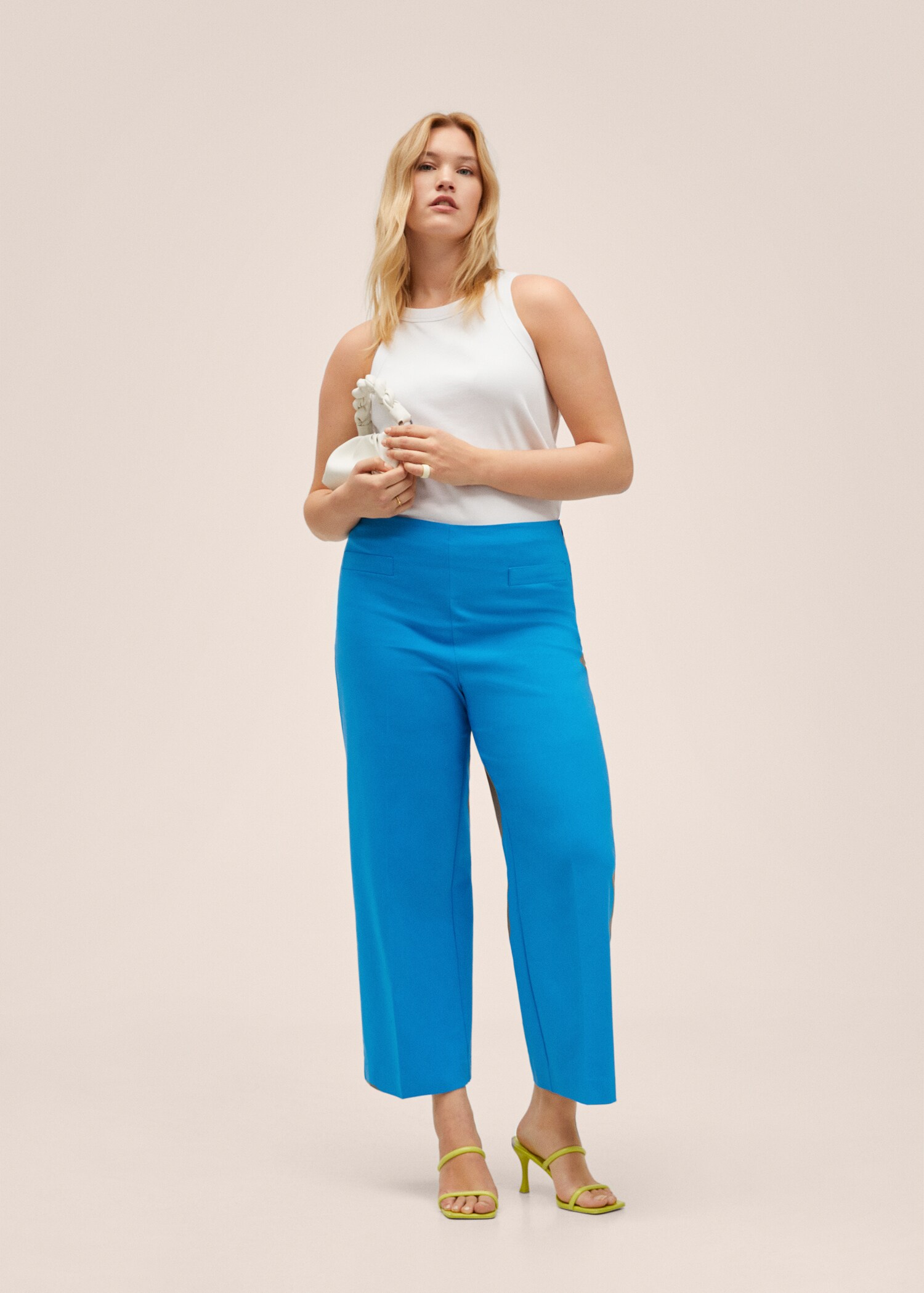 Bavlněné kalhoty culottes - Detail zboží 3