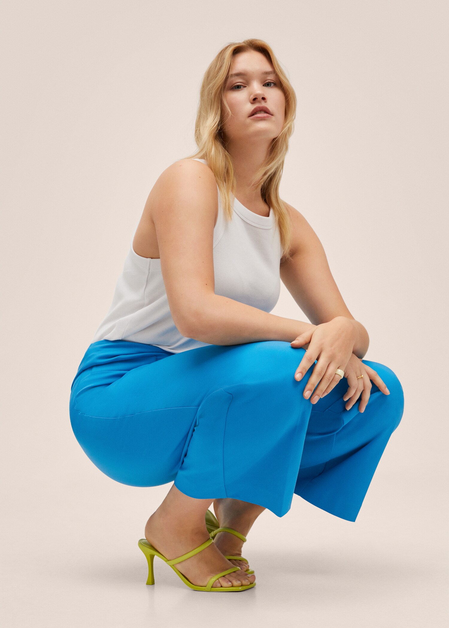 Bavlněné kalhoty culottes - Detail zboží 4