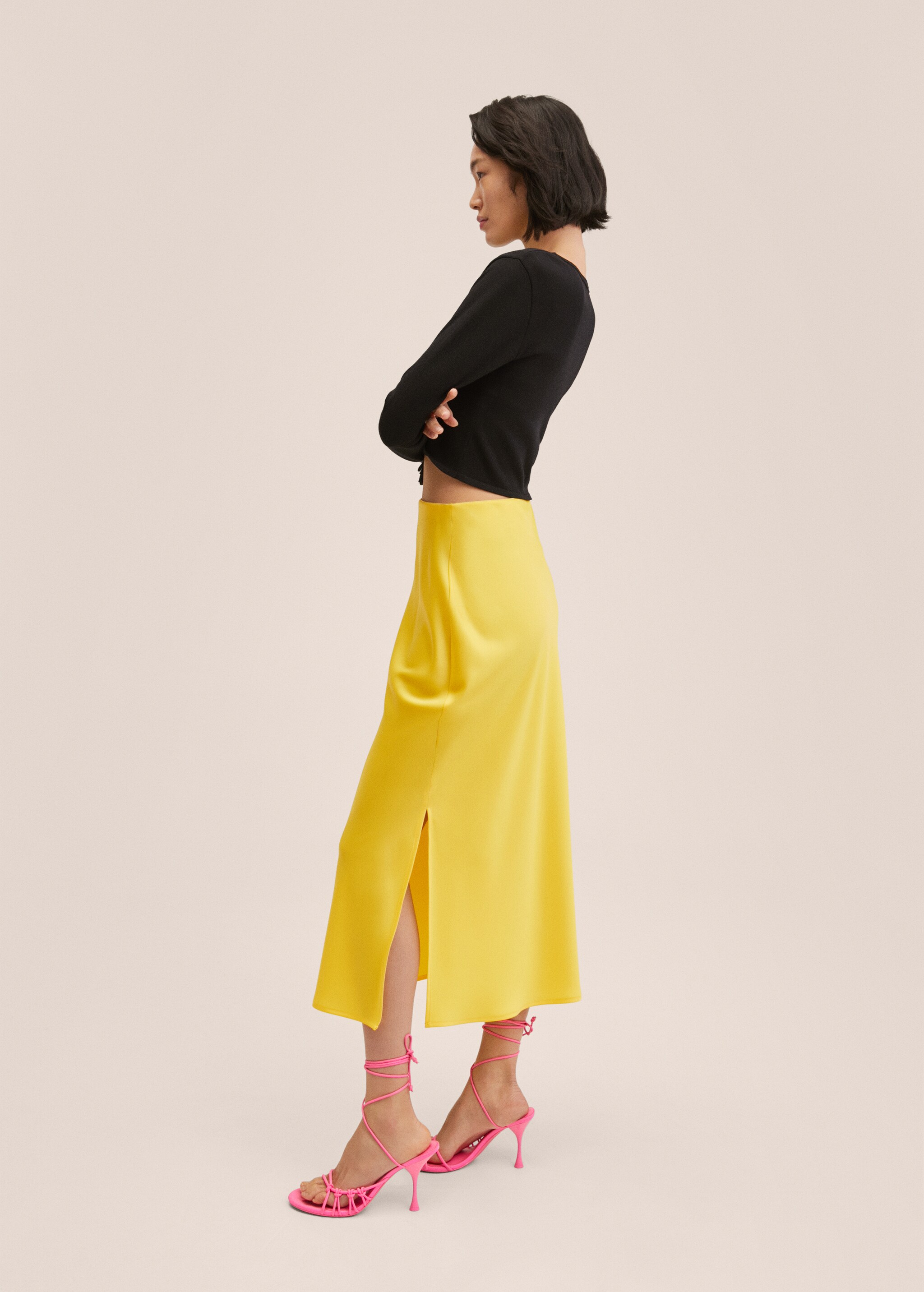 Vent midi skirt - Details of the article 2