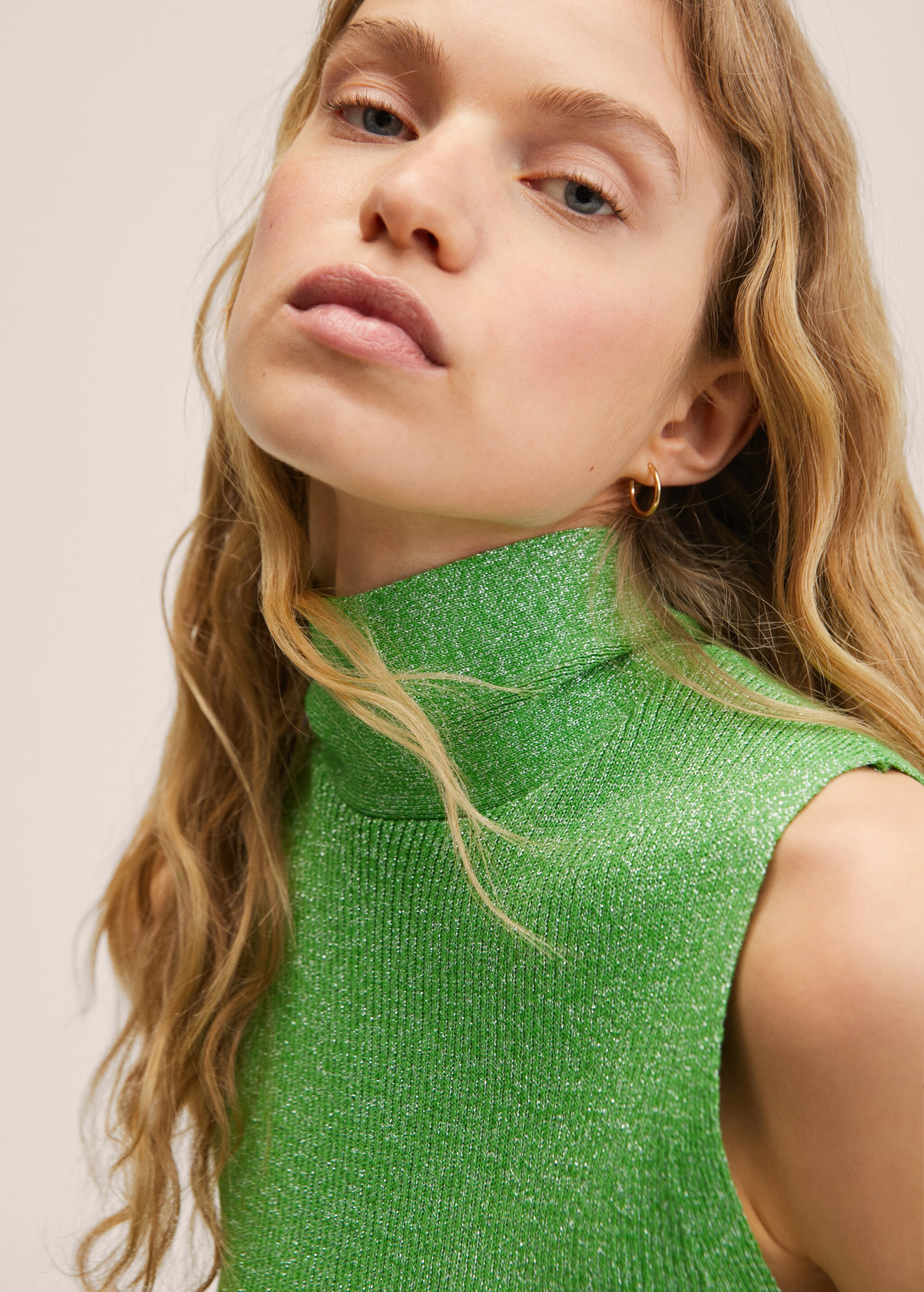 Bow knitted dress - Details of the article 2