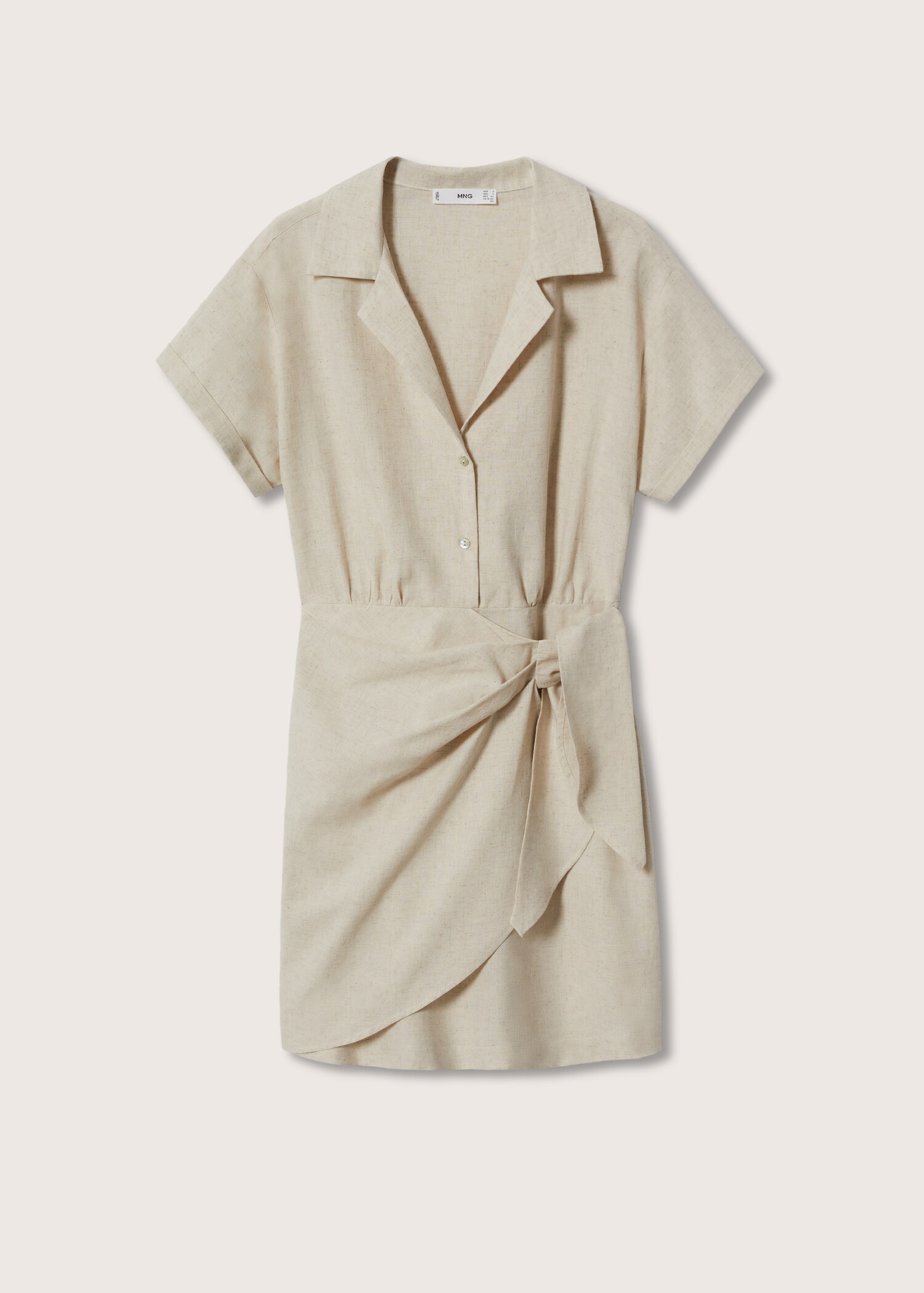 Linen-cotton dress - Article without model