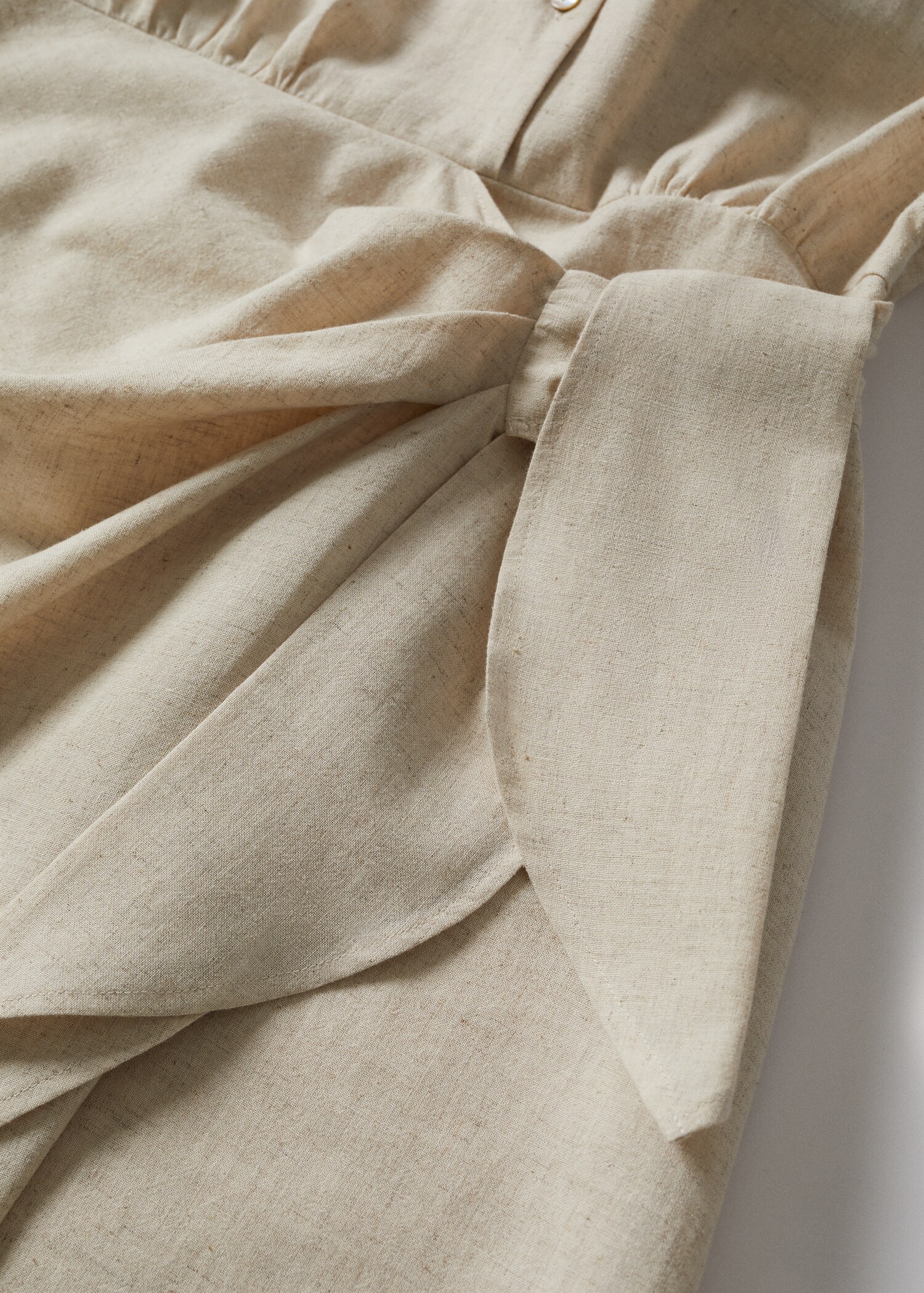 Linen-cotton dress - Details of the article 8