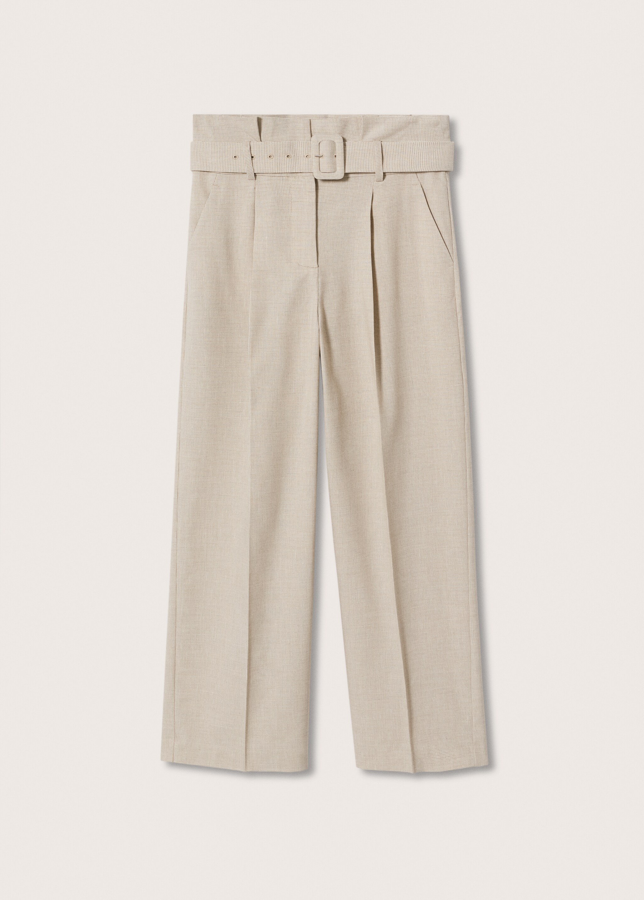 Belt check trousers - Article without model