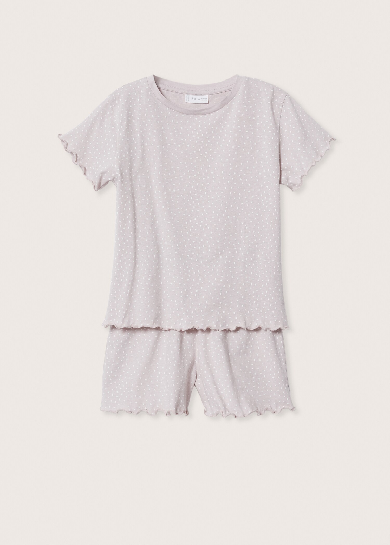 Kort pyjamas med tryck - Artikel utan modell