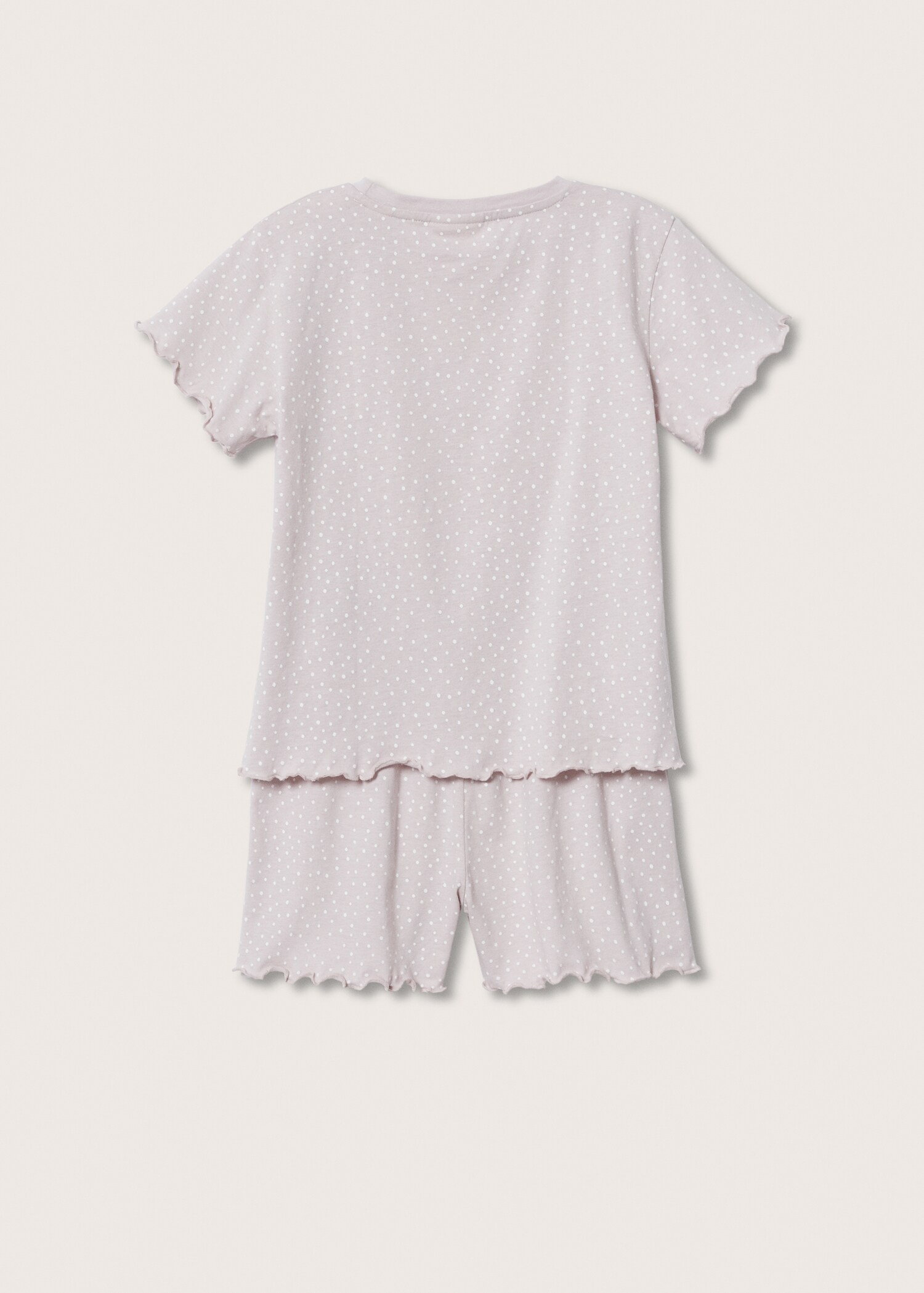 Kort pyjamas med tryck - Artikelns baksida