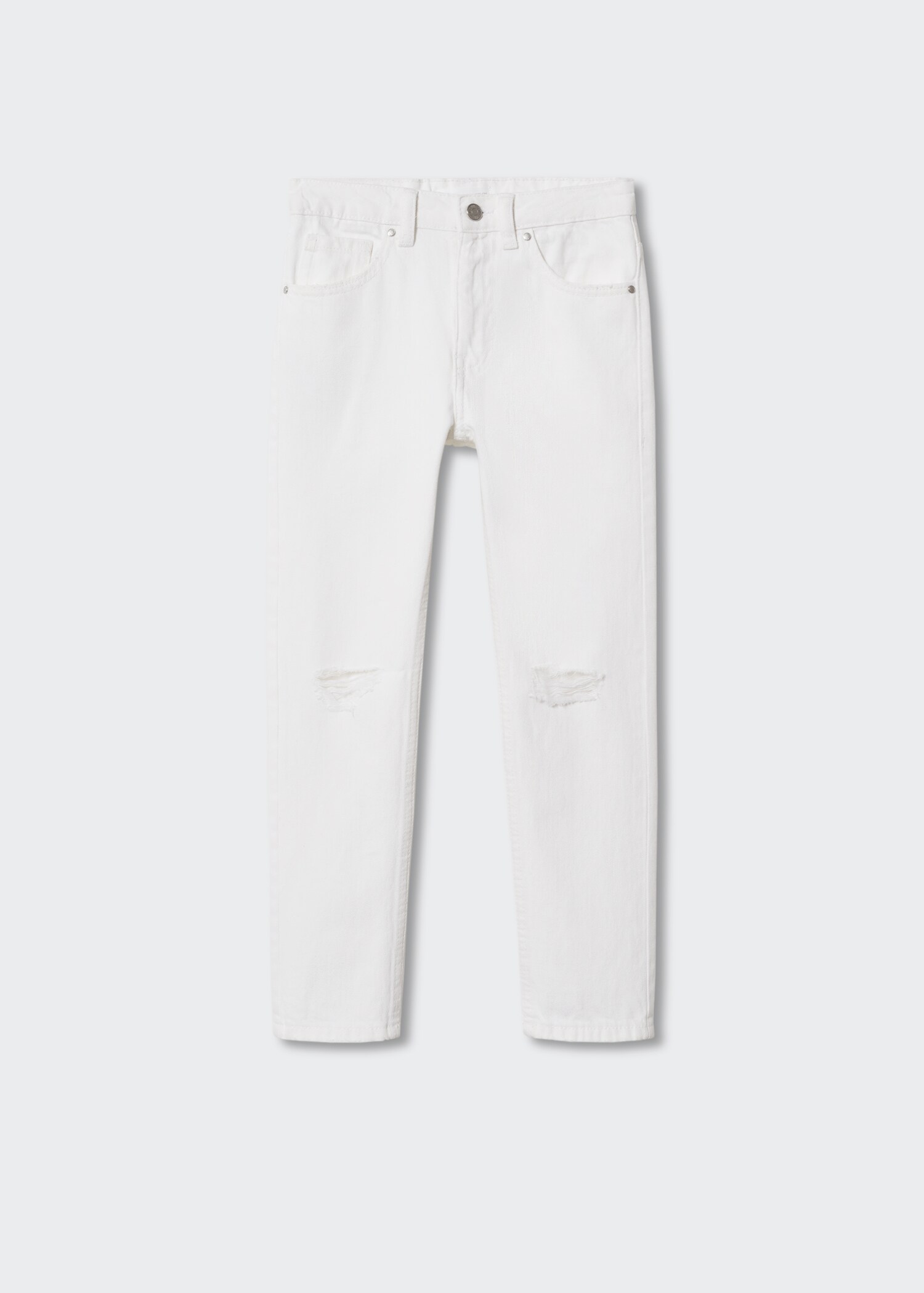 Džíny regular fit s dekorativním roztrháním - Zboží bez modelu