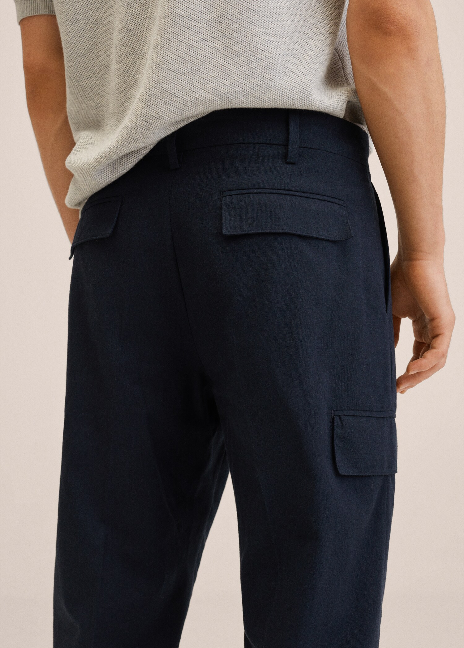 Pantalón cargo lino - Detalle del artículo 3