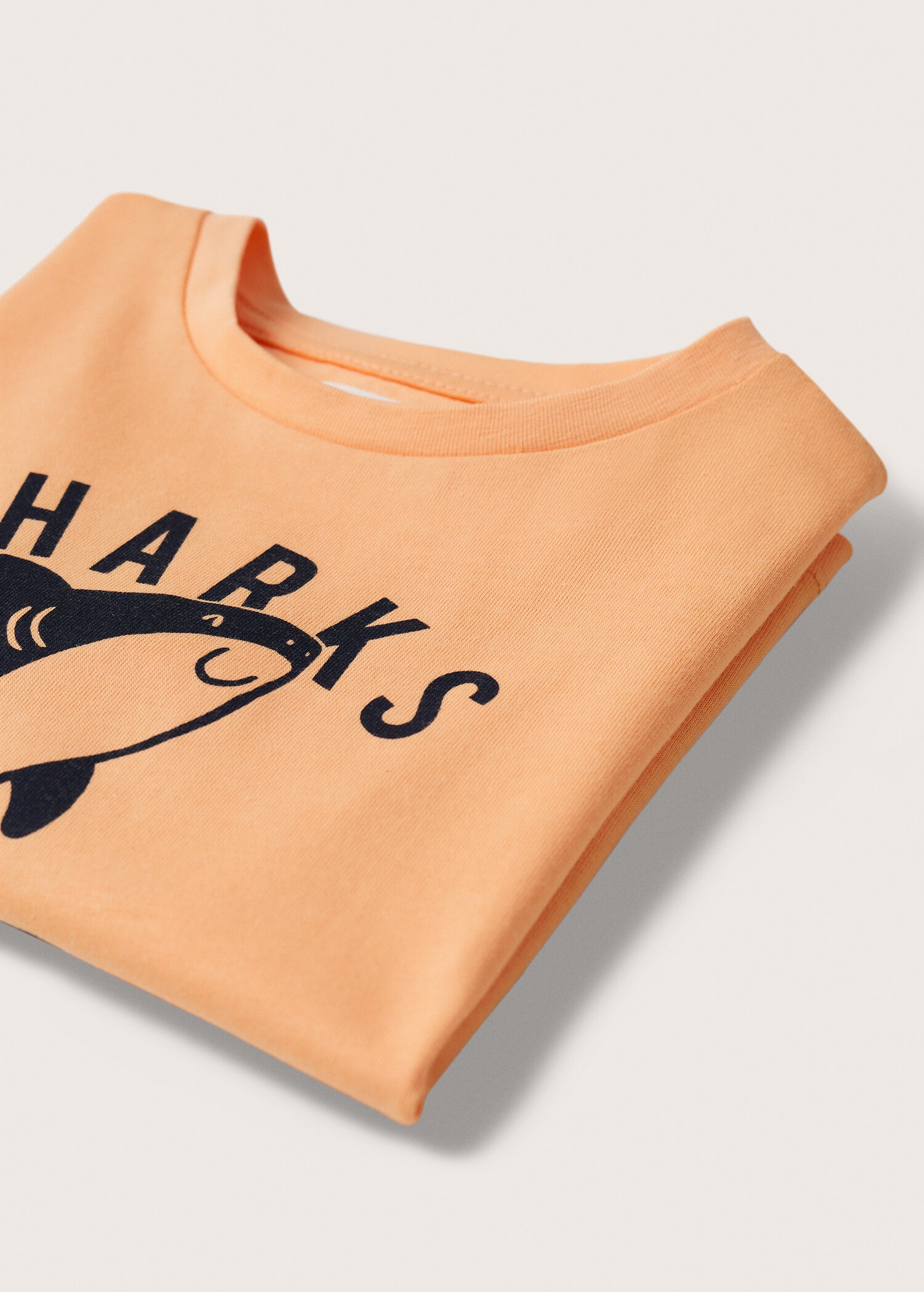 Tryckt bomull-blandning t-shirt - Detaljer om artikeln 9
