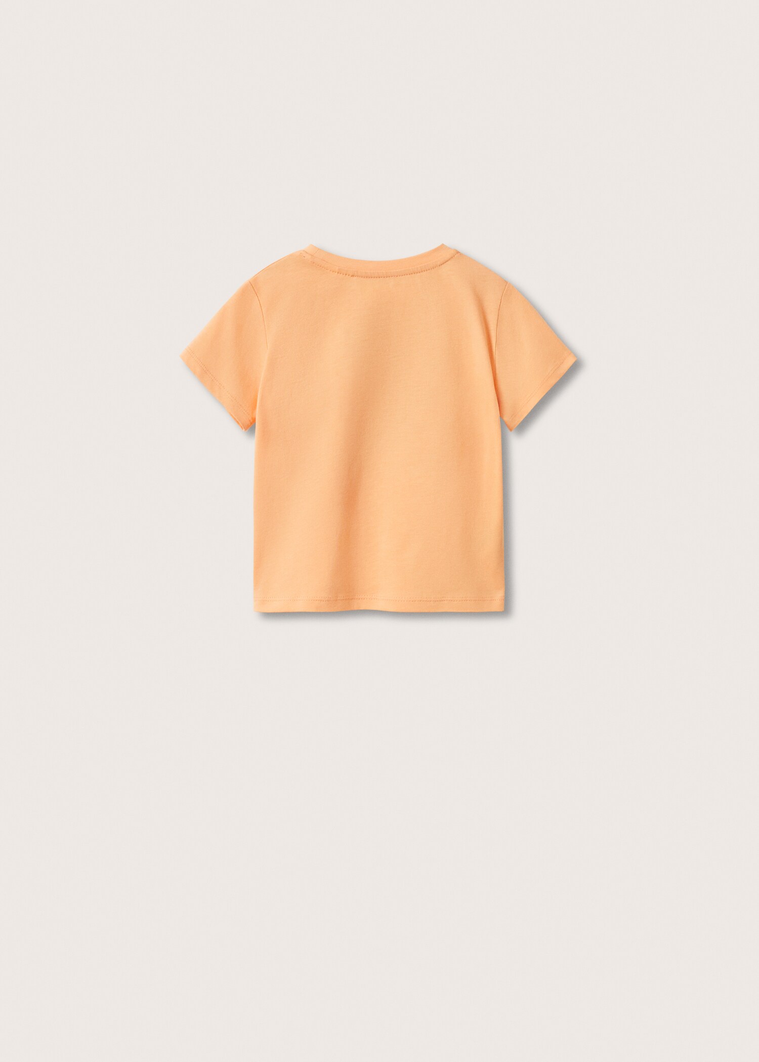 Tryckt bomull-blandning t-shirt - Artikelns baksida