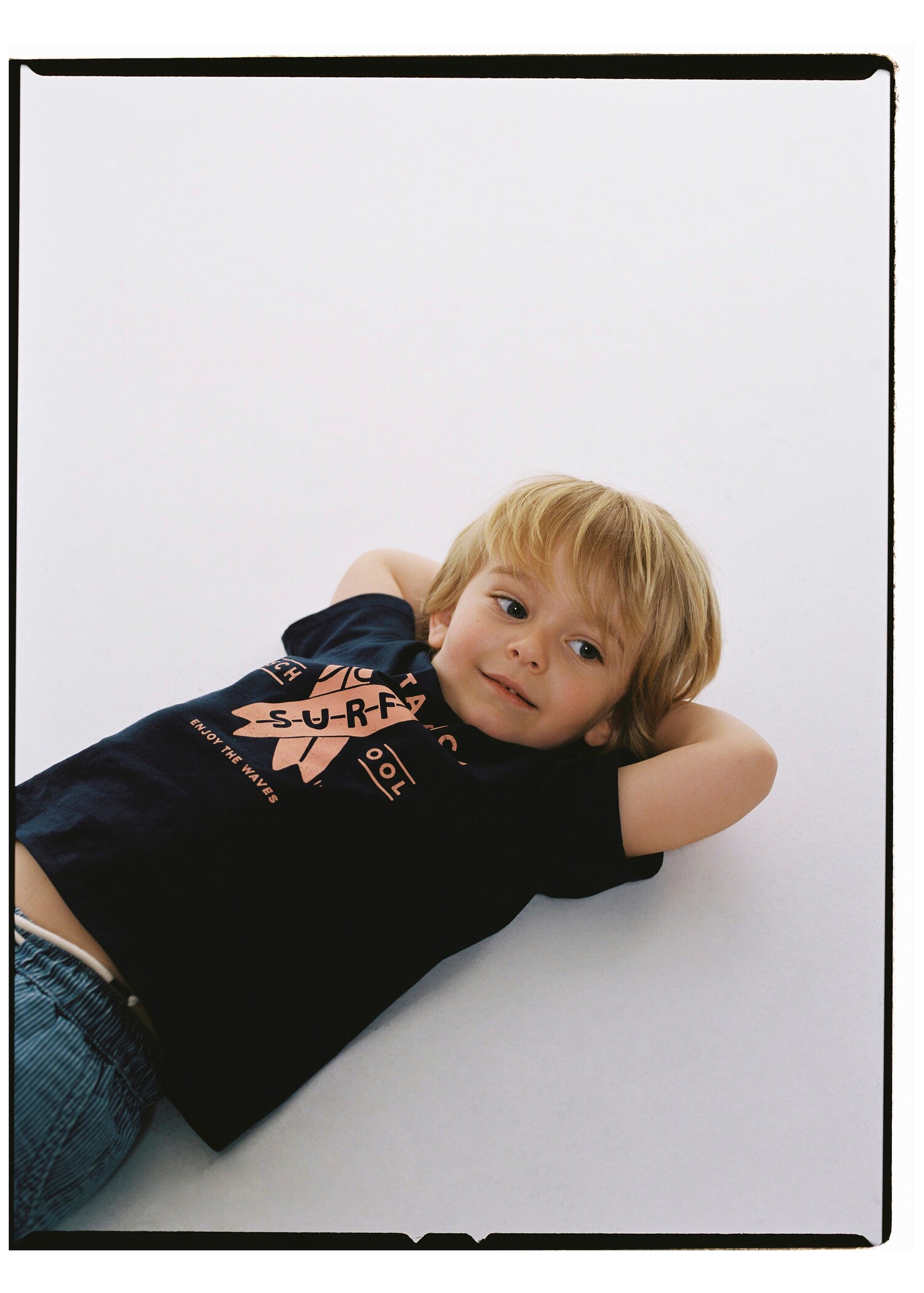 Tryckt bomull-blandning t-shirt - Detaljer om artikeln 5
