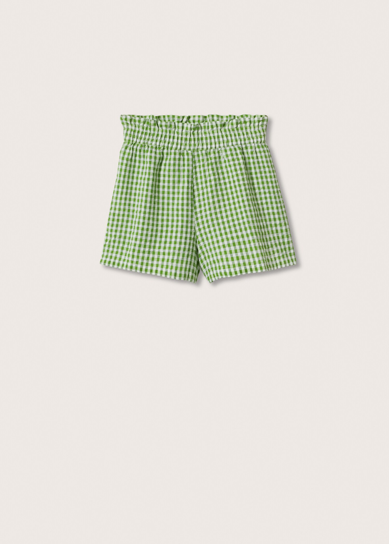 Ginghamrutiga shorts - Artikel utan modell