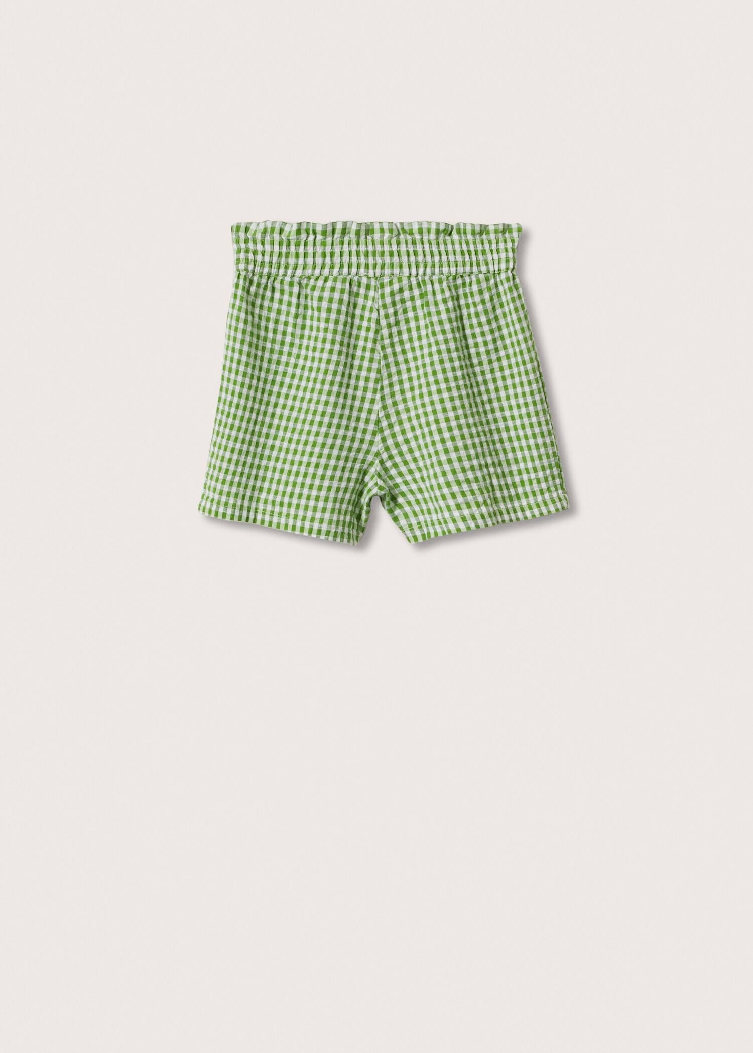 Ginghamrutiga shorts - Artikelns baksida