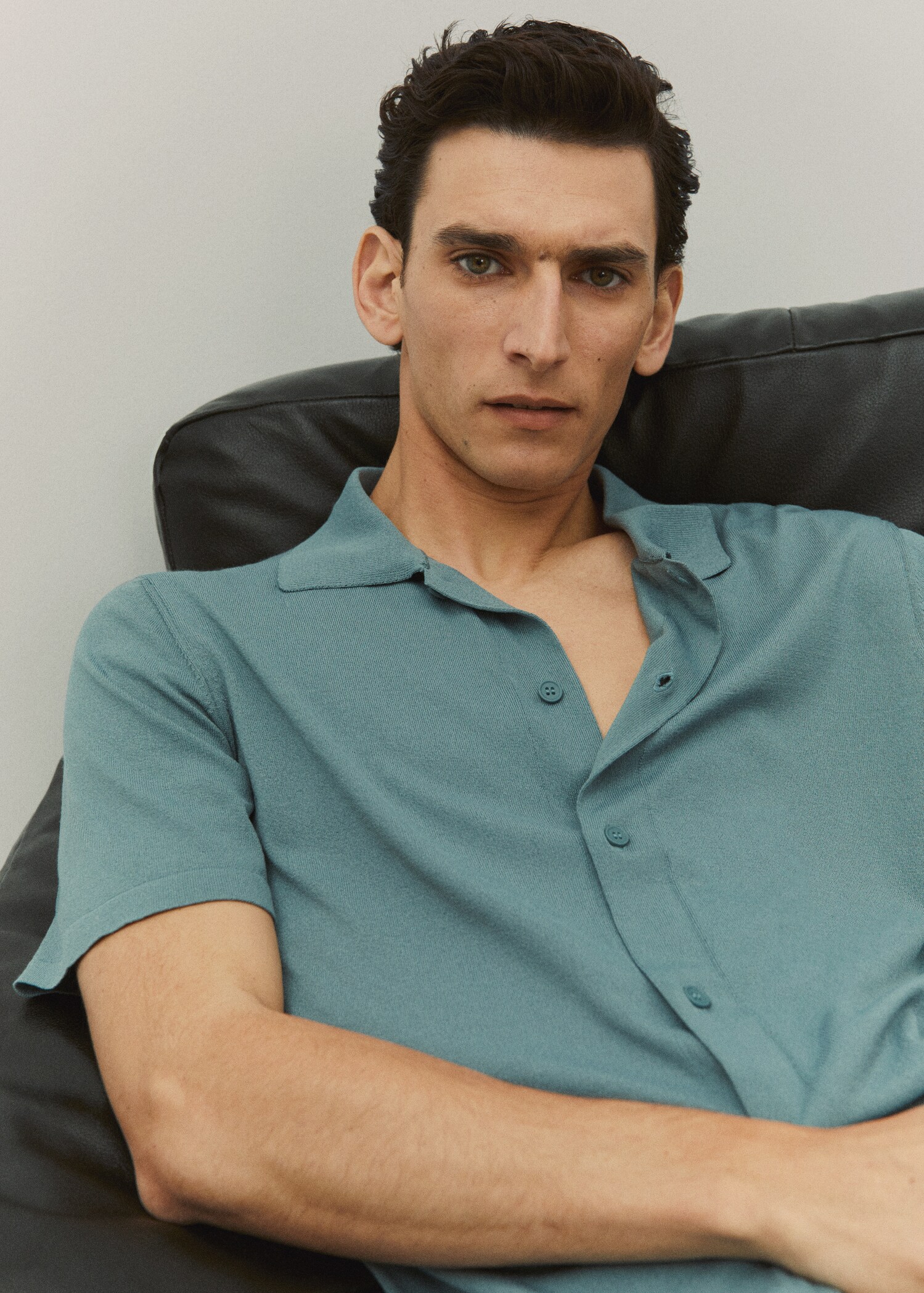 Chemise manches courtes maille - Détail de l'article 5
