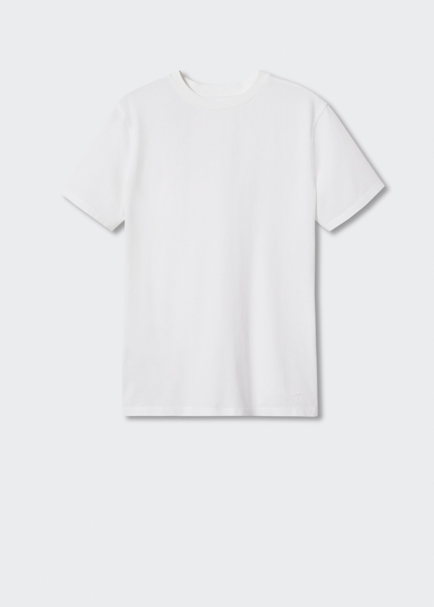 Essential cotton-blend T-shirt - Article without model
