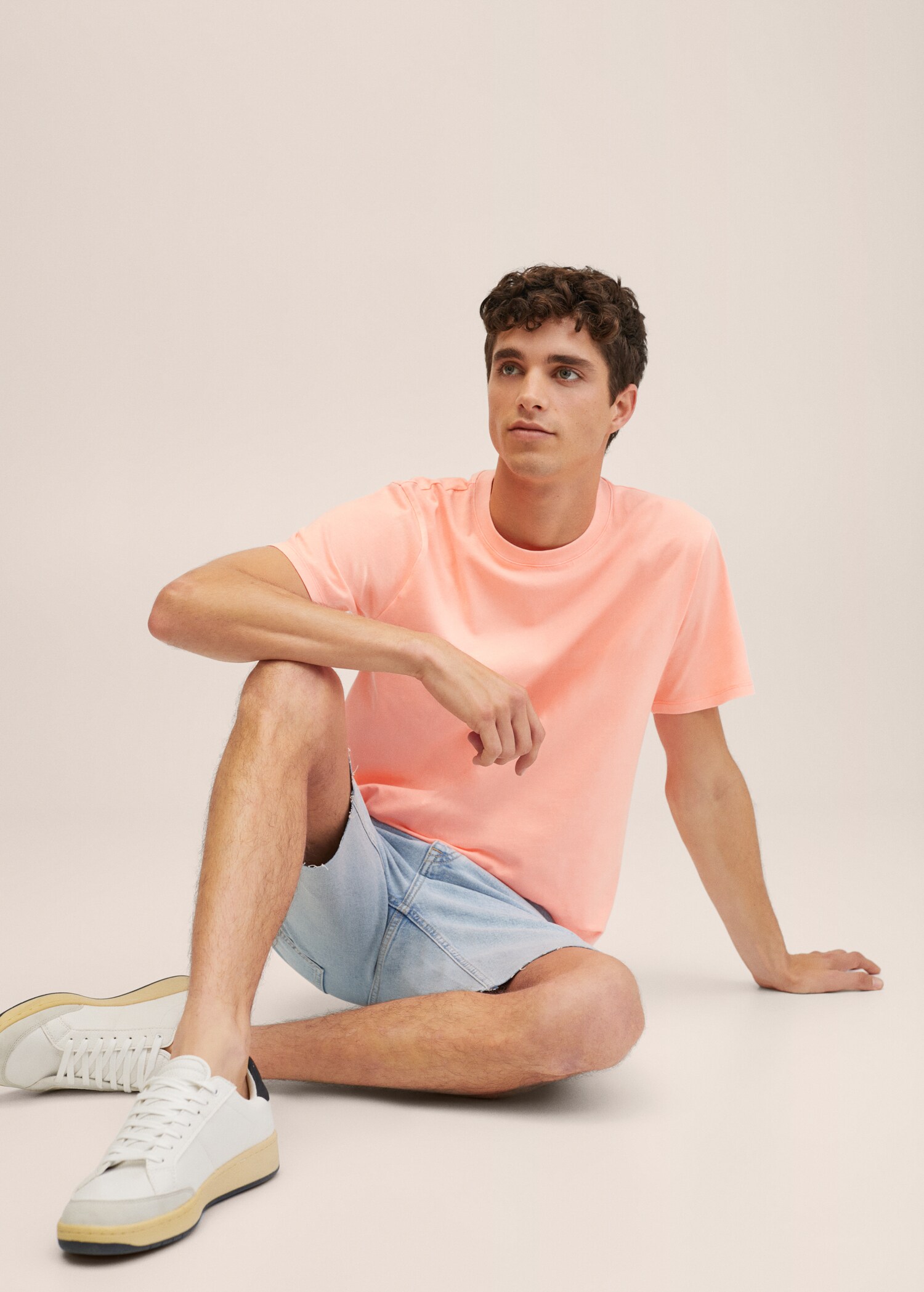 Essential cotton-blend T-shirt - Details of the article 2