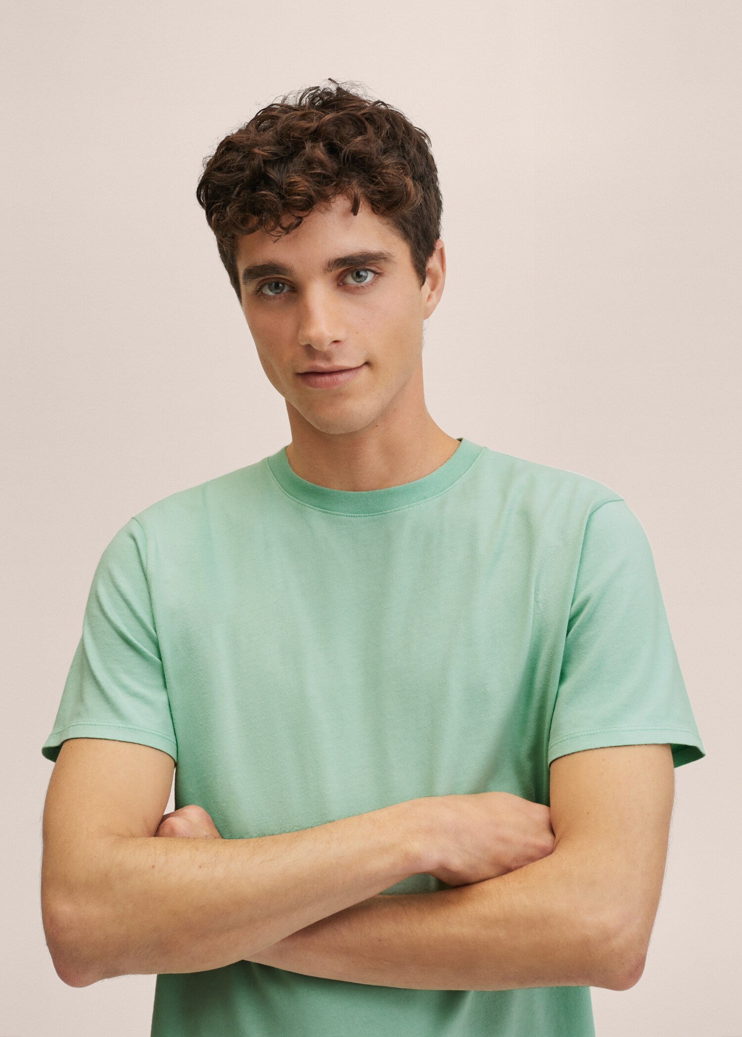 Essential cotton-blend T-shirt - Details of the article 3