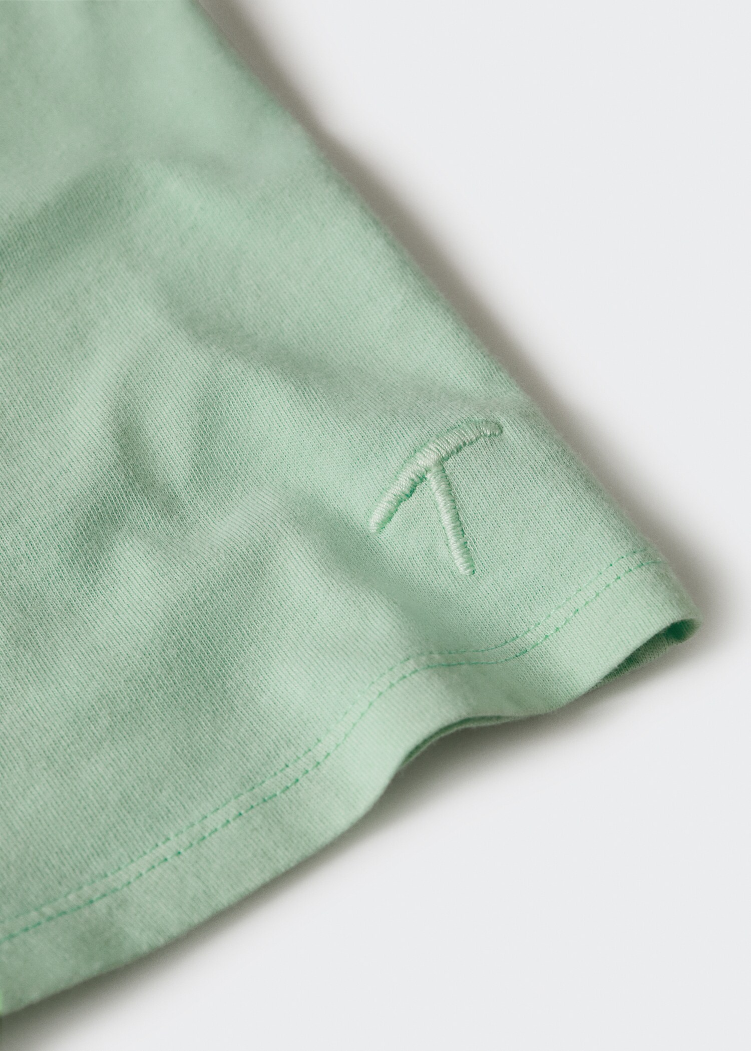 Essential cotton-blend T-shirt - Details of the article 8