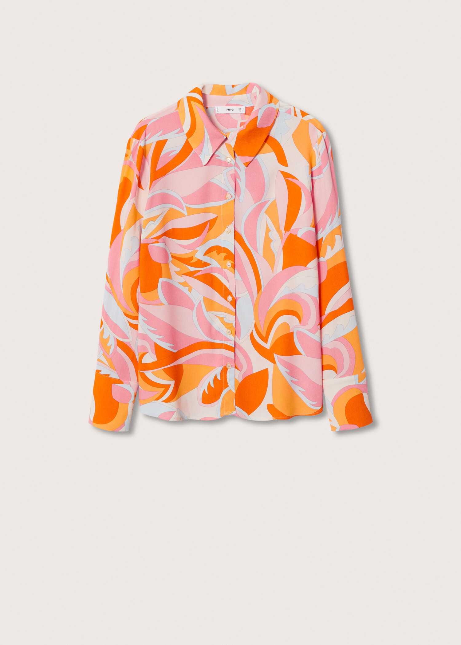 Printed flowy shirt - Article without model