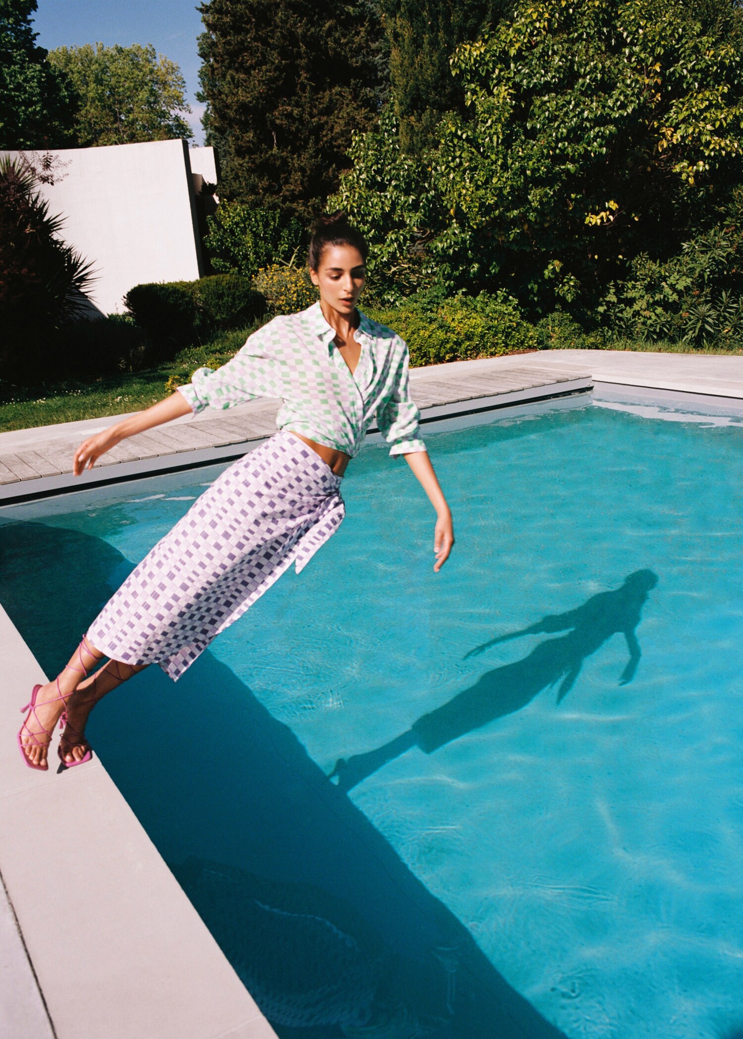 Geometric print skirt - Details of the article 6