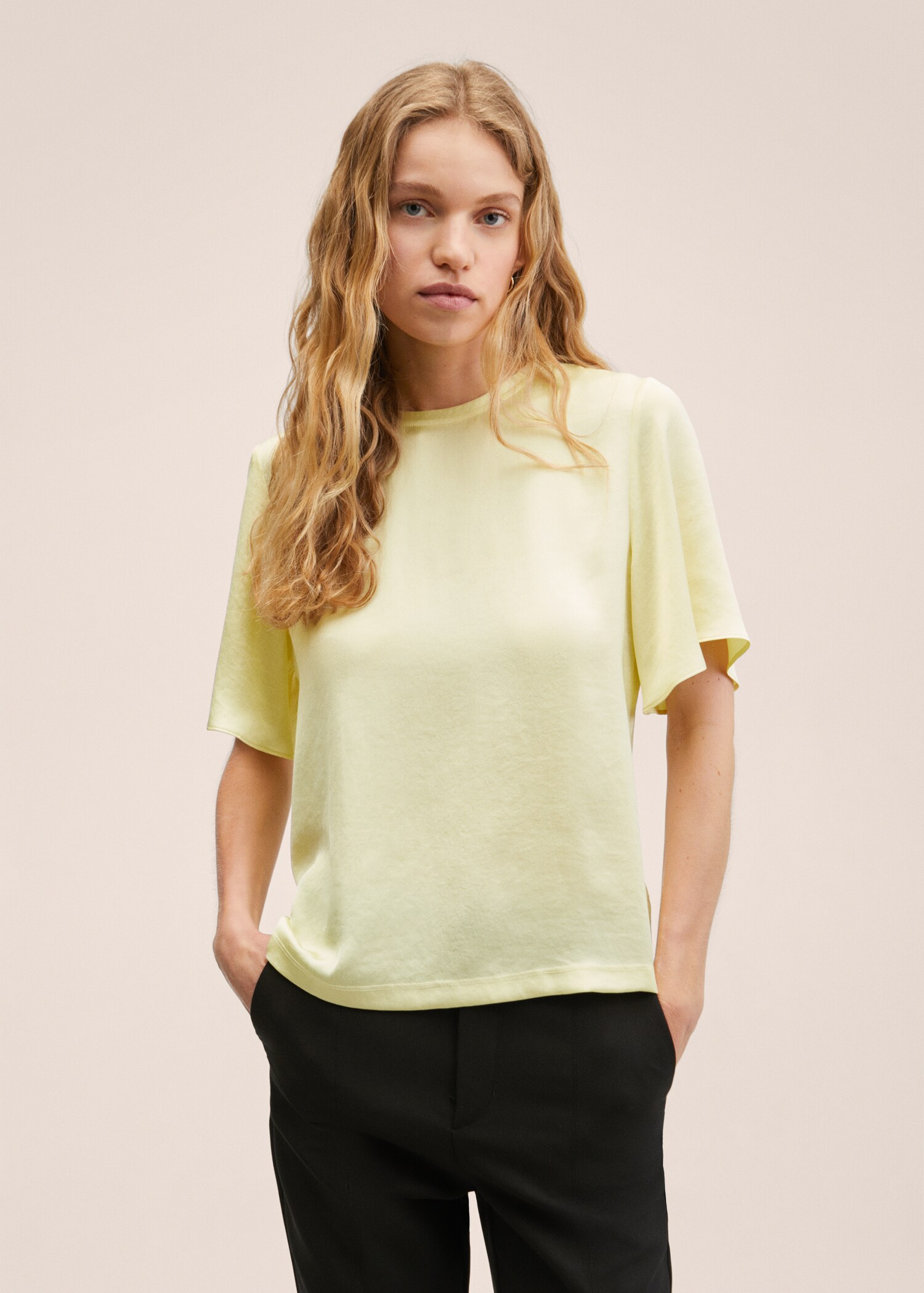 Short sleeved blouse - Medium plane