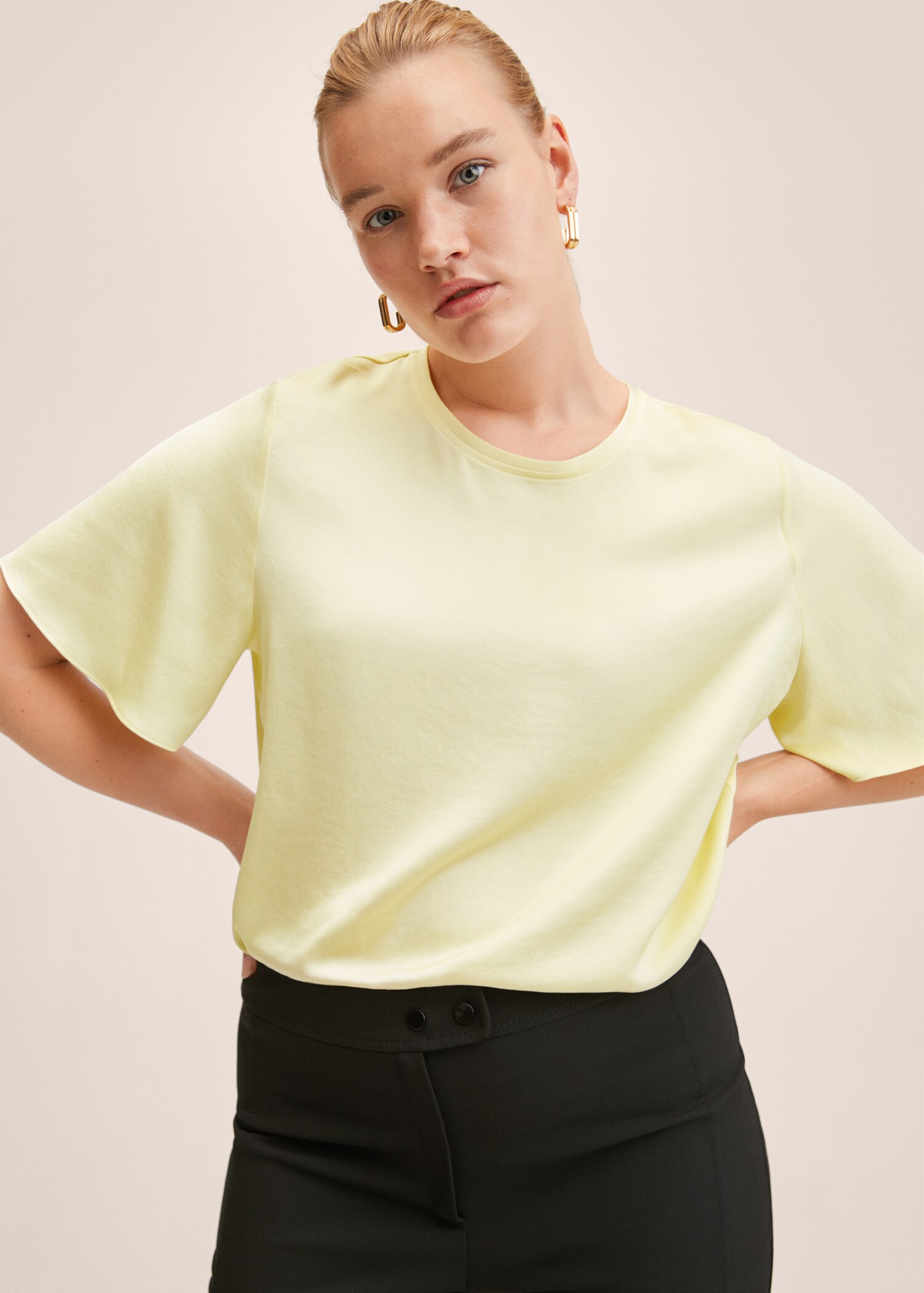 Short sleeved blouse - Details of the article 4