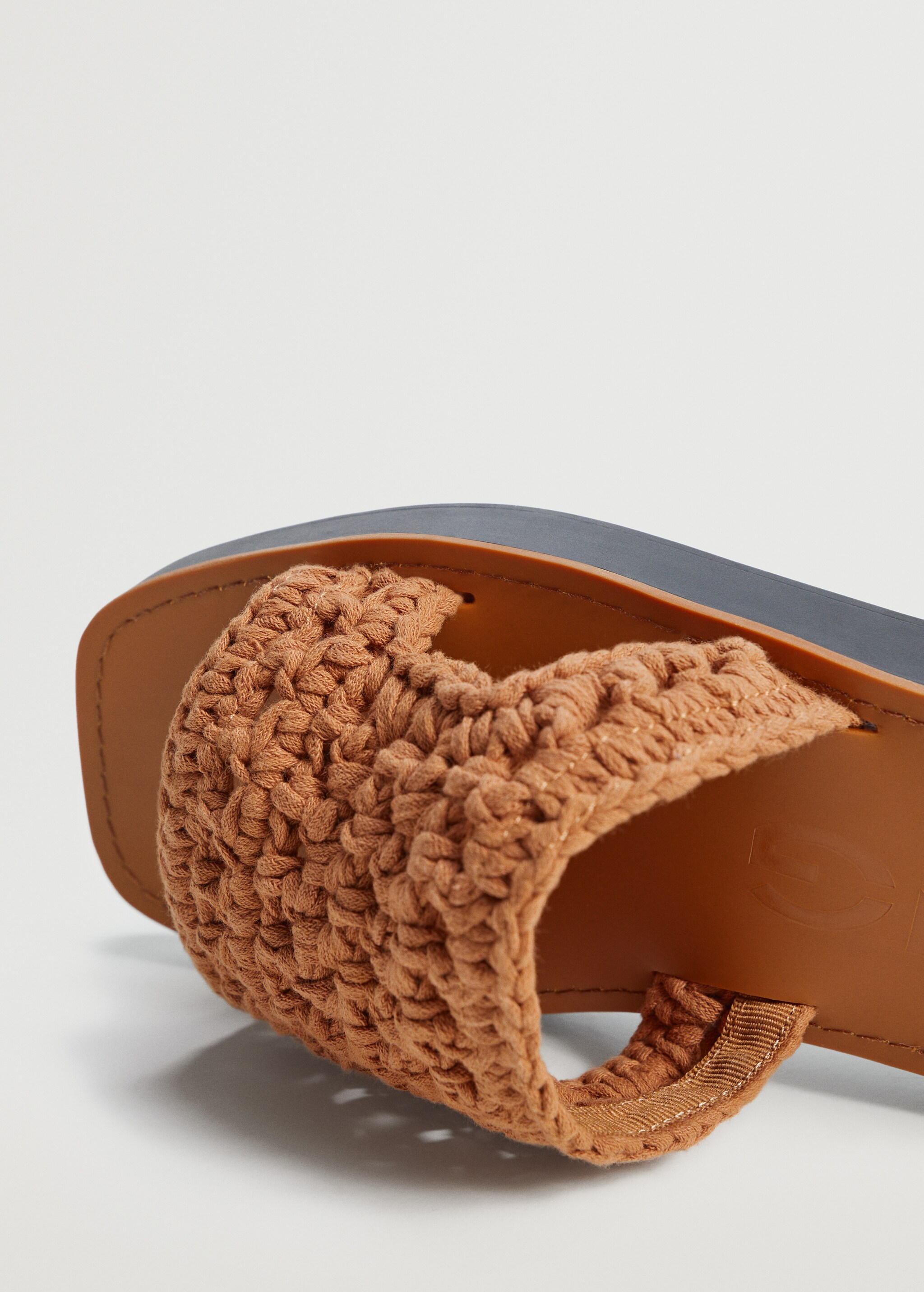 Crochet panel sandal - Details of the article 3