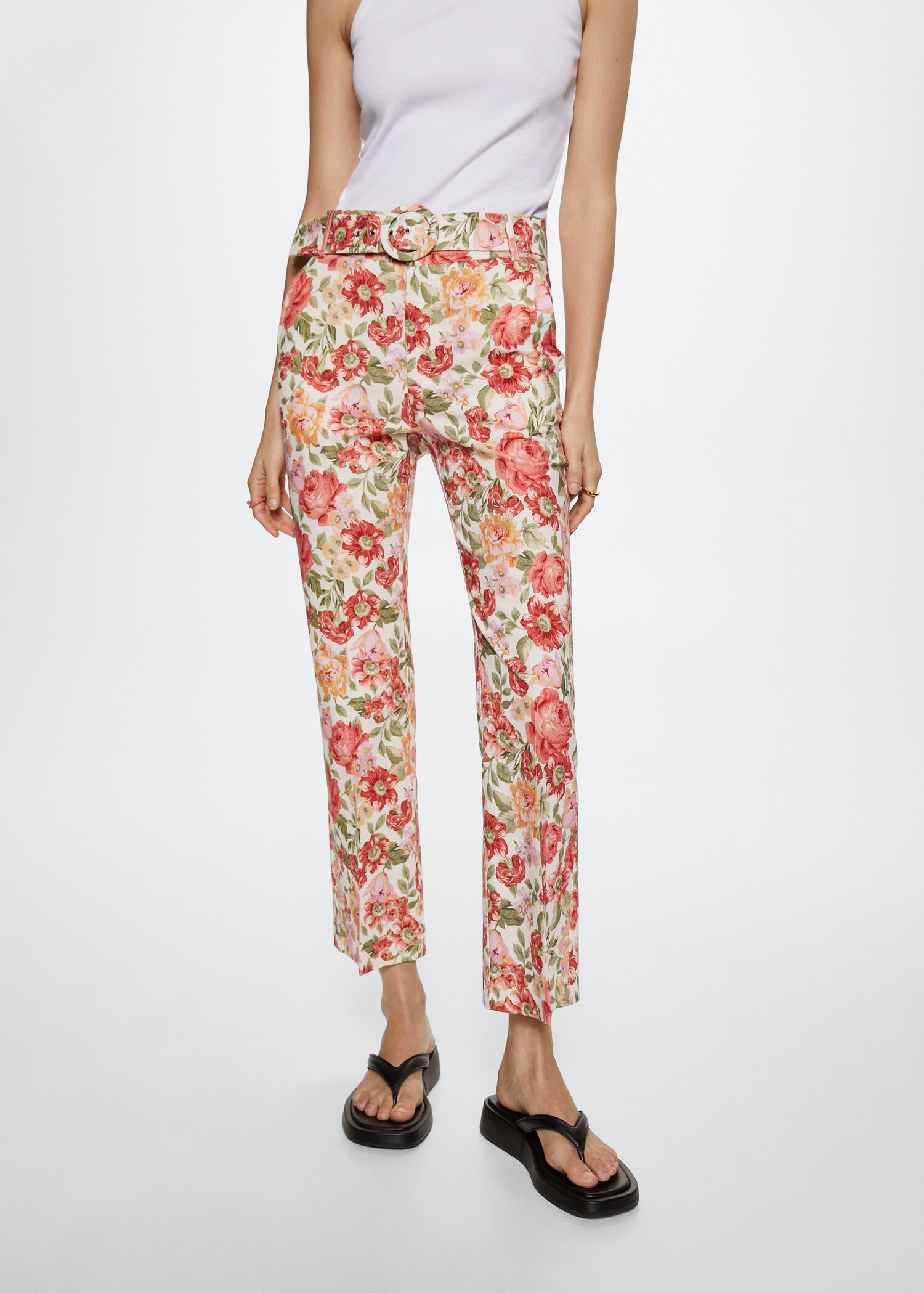 Belt line trousers - Medium plane