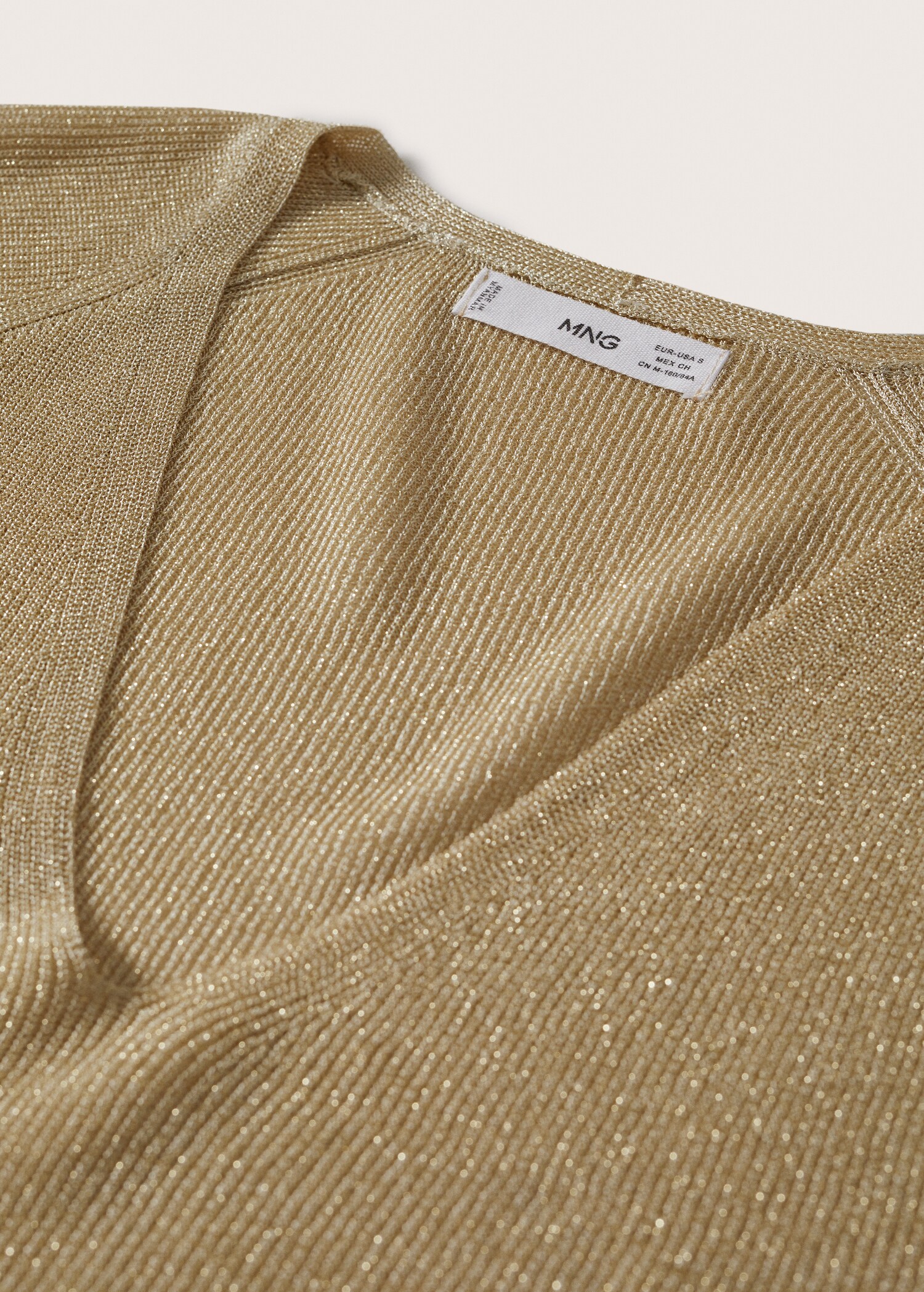 Strickpullover aus Lurexgewebe - Detail des Artikels 8
