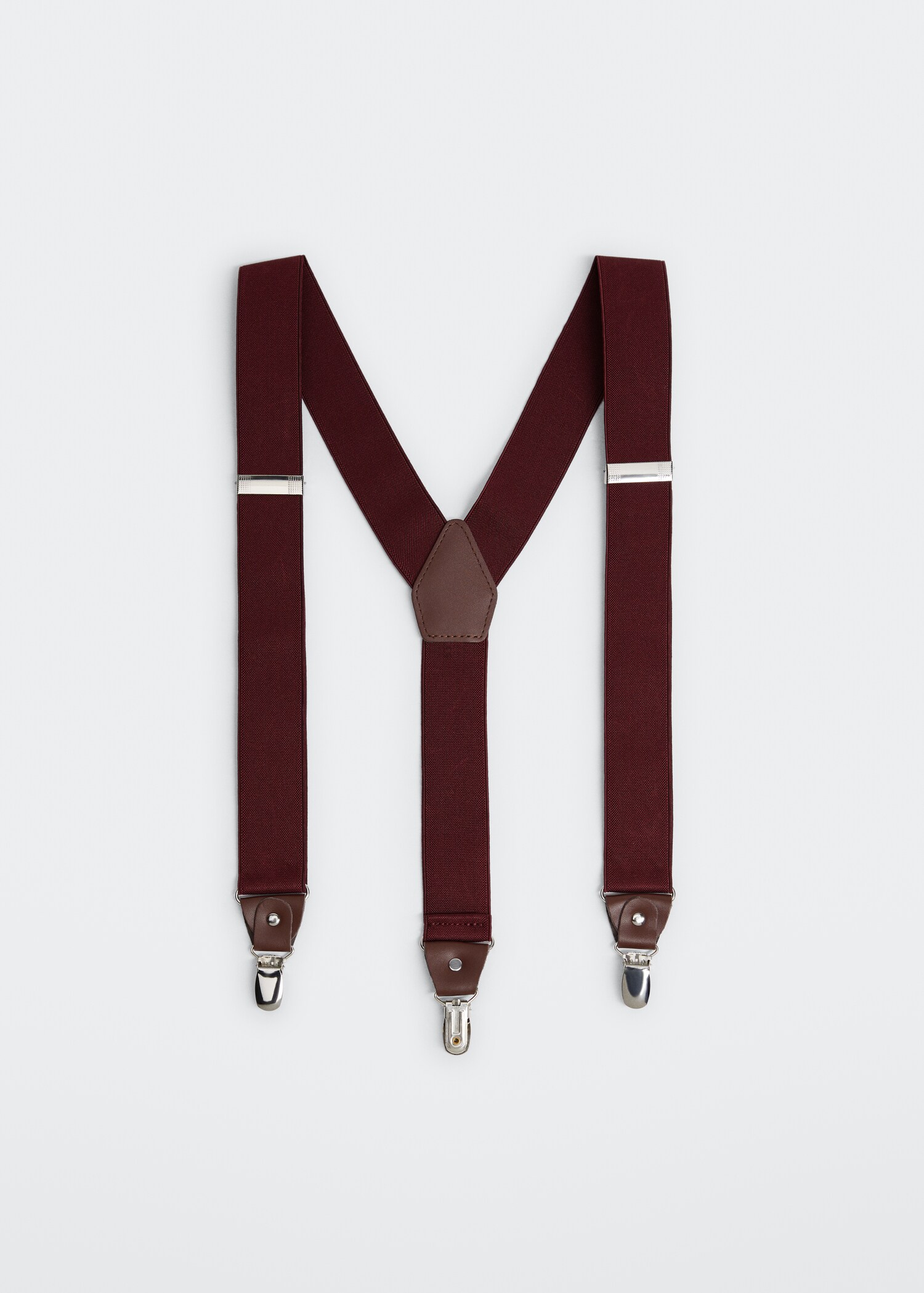 Adjustable leather-blend braces - Article without model