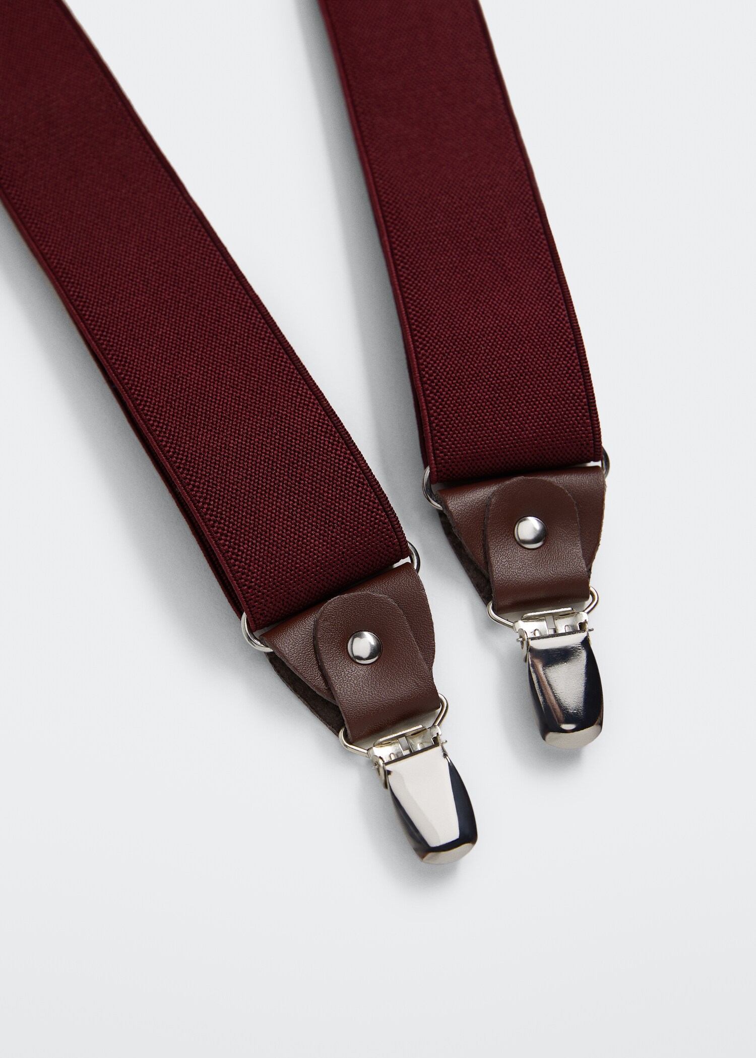 Adjustable leather-blend braces - Details of the article 2