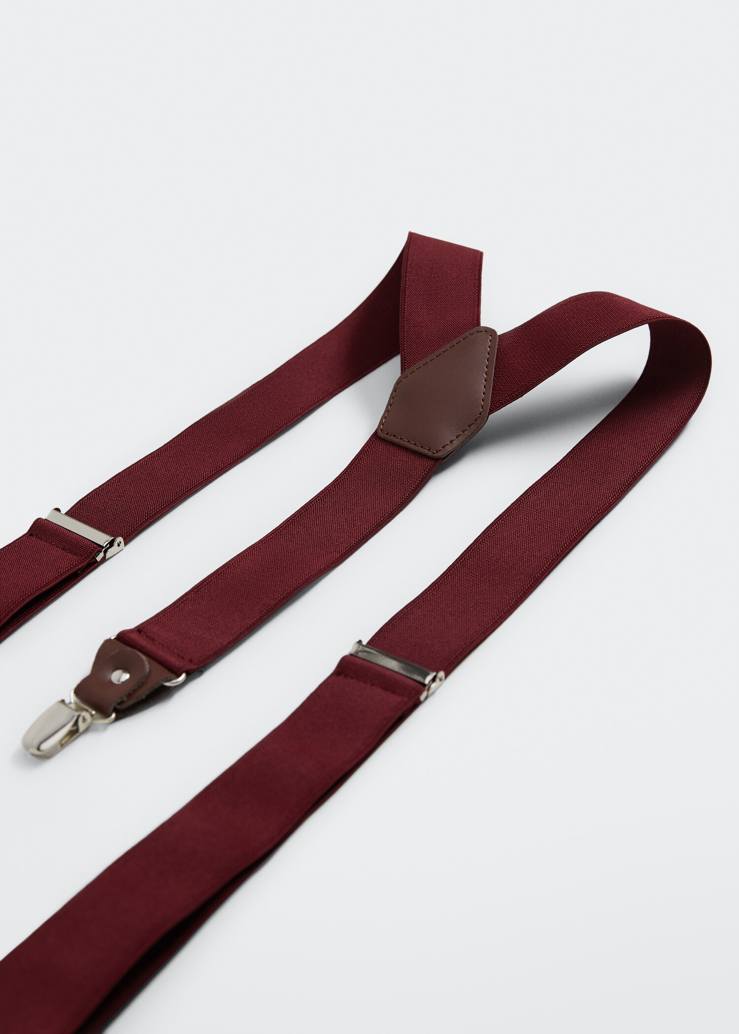 Adjustable leather-blend braces - Details of the article 3