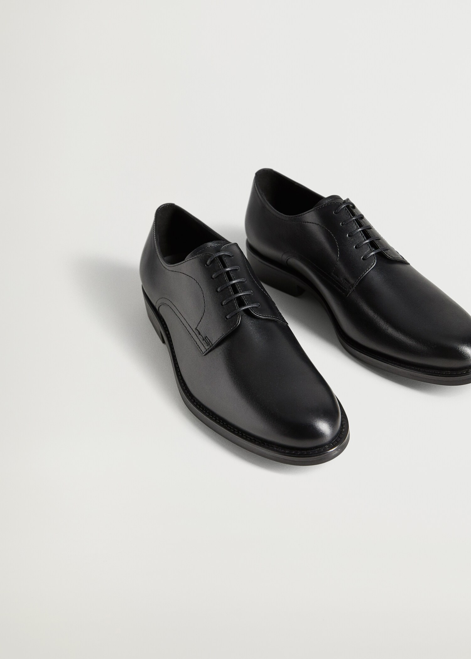 Leather blucher shoes - Medium plane