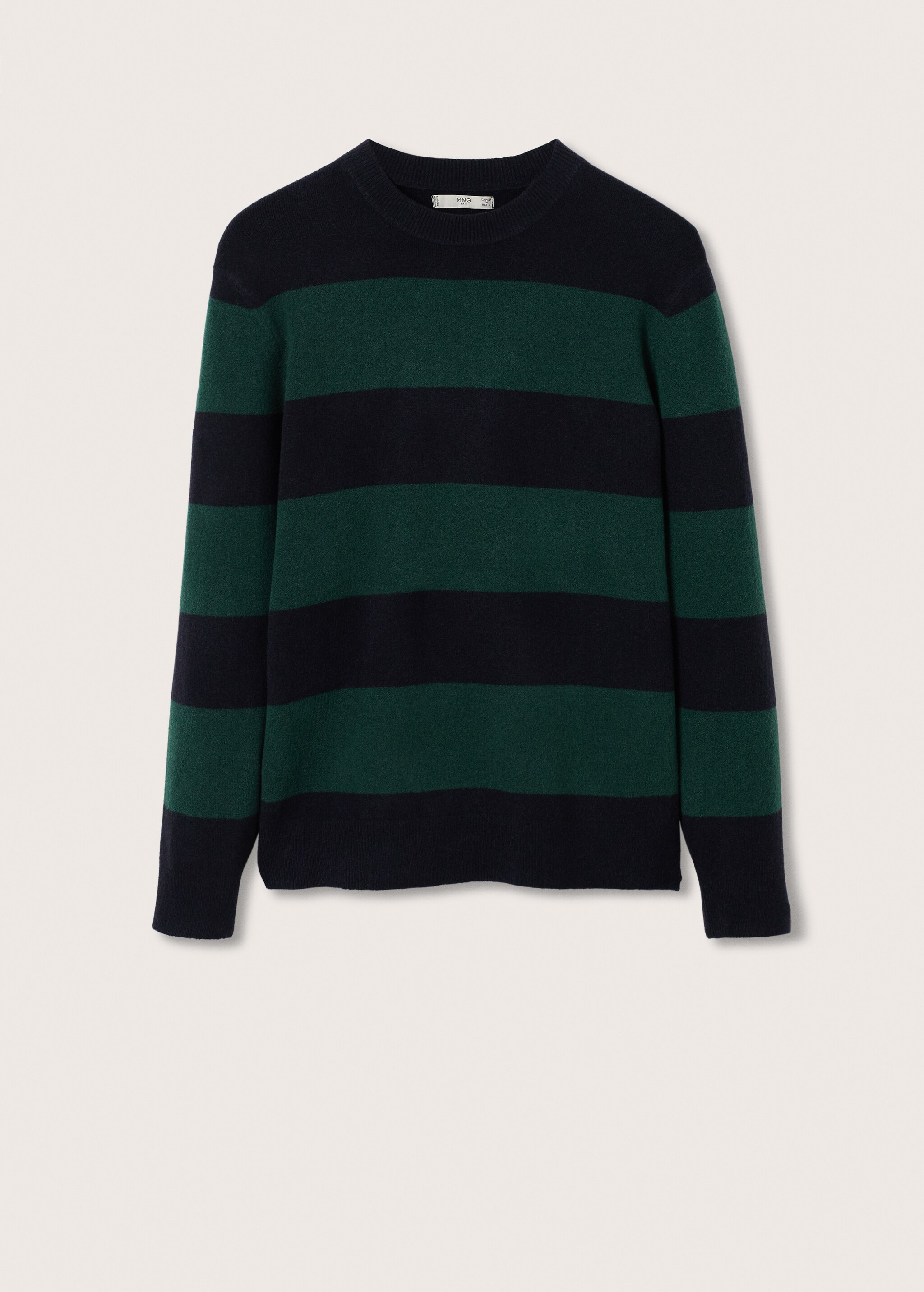 Stripe textured sweater - Article without model