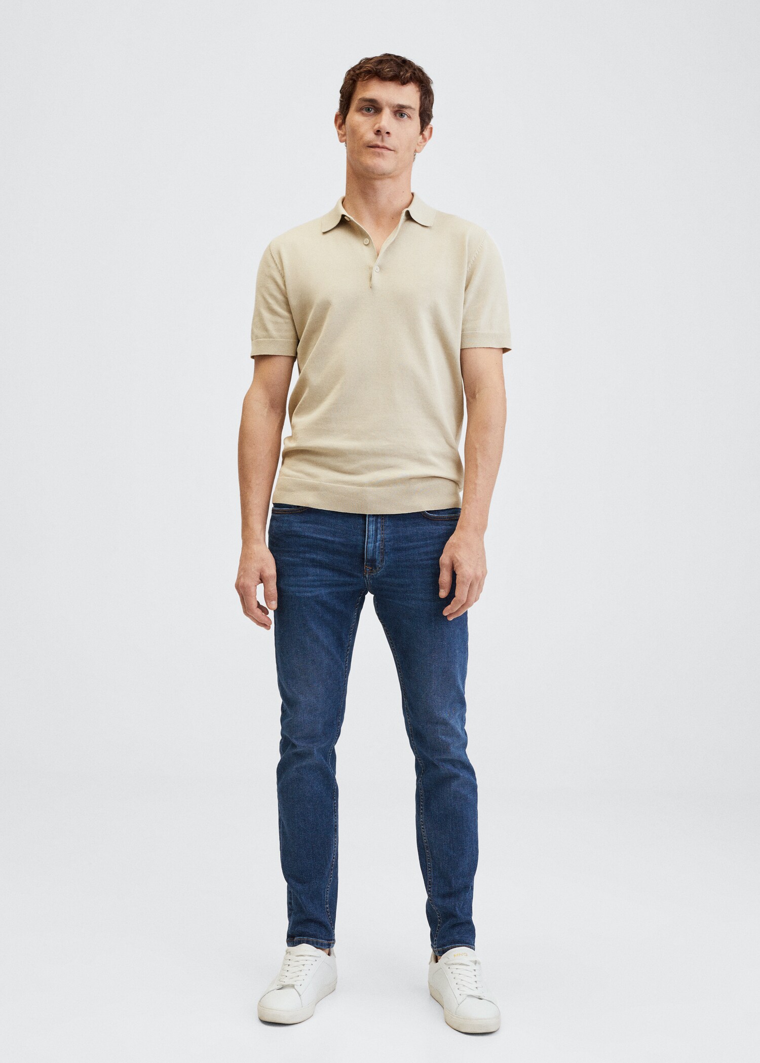 Skinny dark wash Jude jeans - General plane