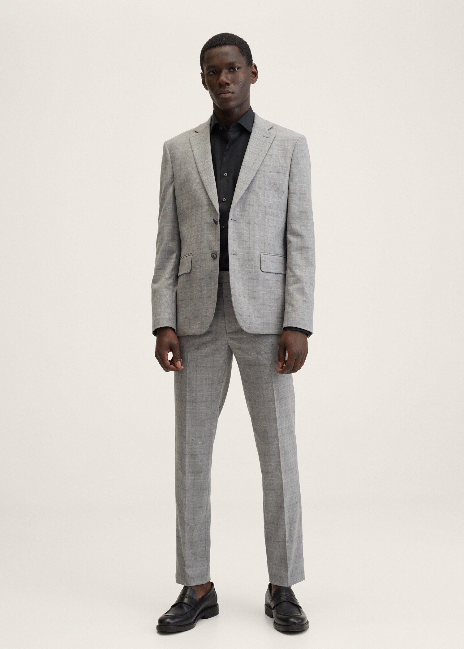 Slim fit cotton suit shirt - General plane