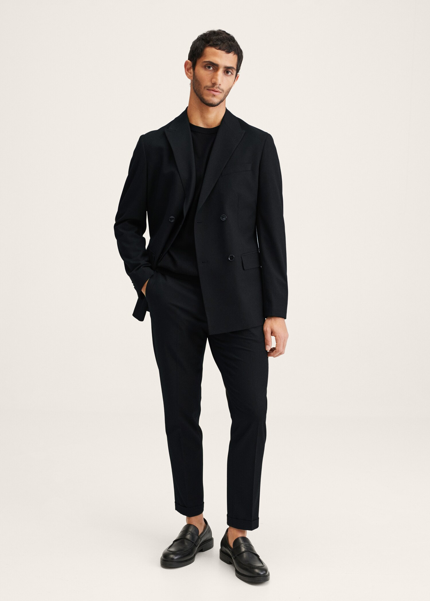 Oblekové kalhoty slim fit - Celkový náhled