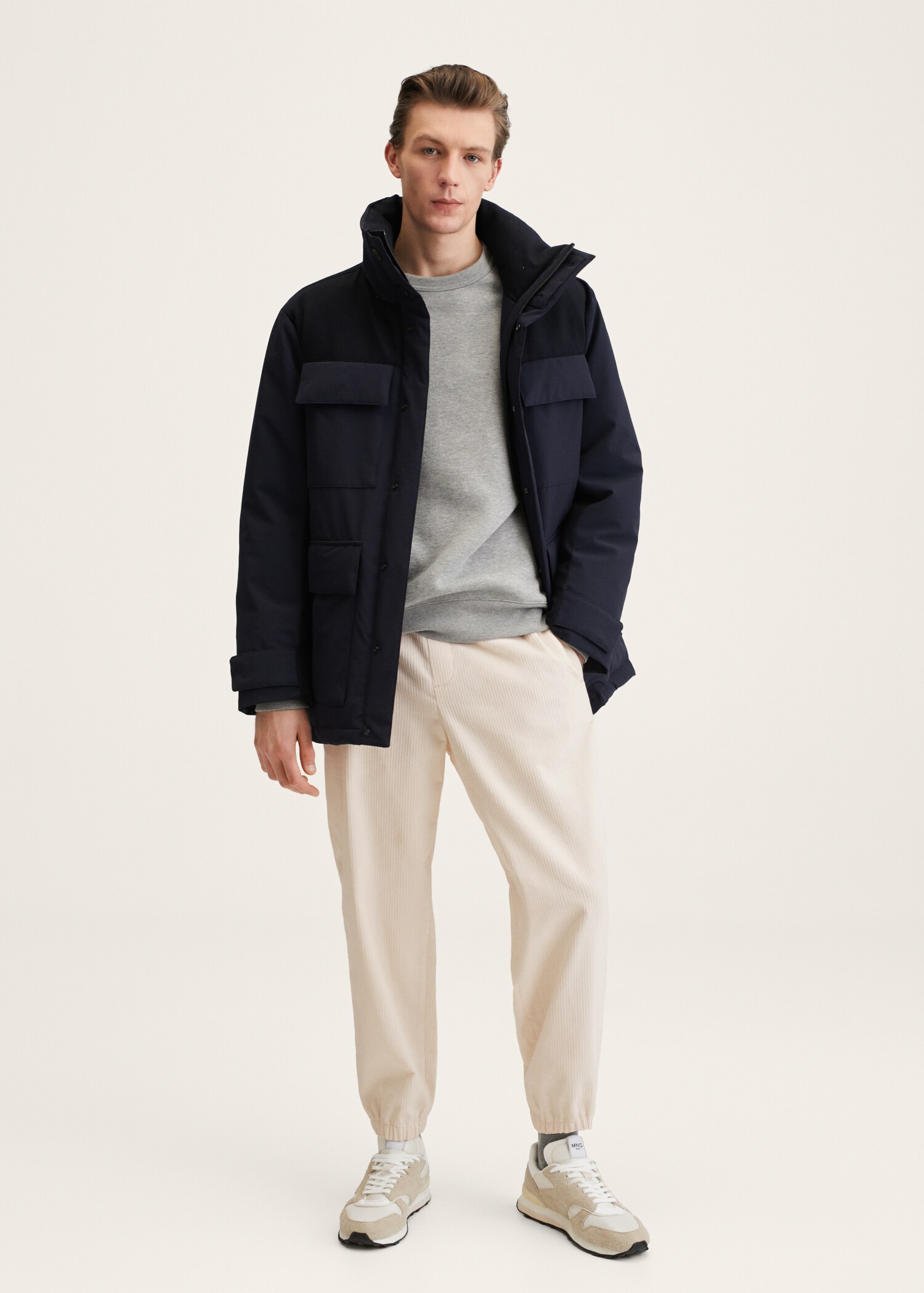 Pantalón jogger pana - Plano general