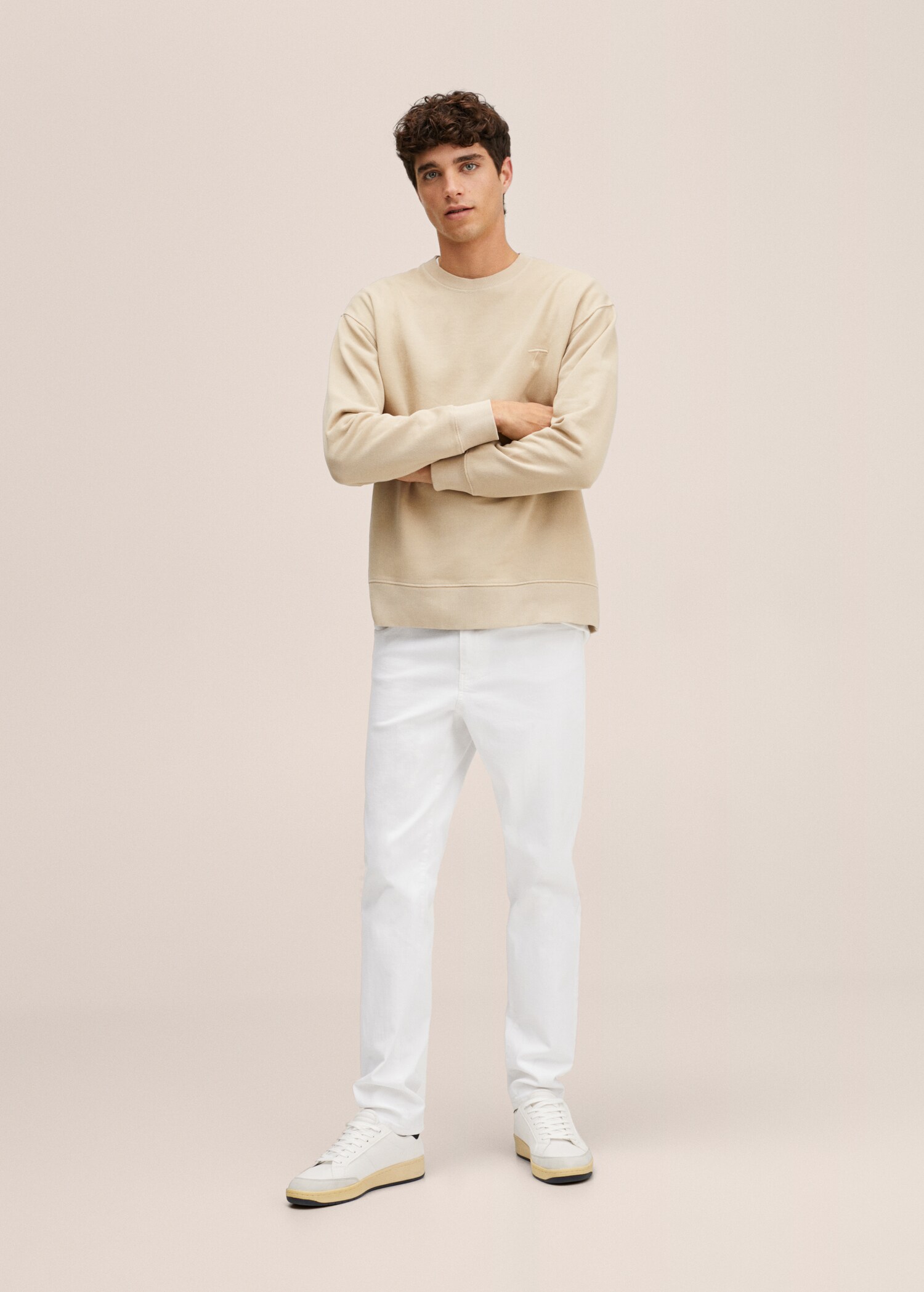 Regular Fit-Baumwollhose - Allgemeine Ansicht
