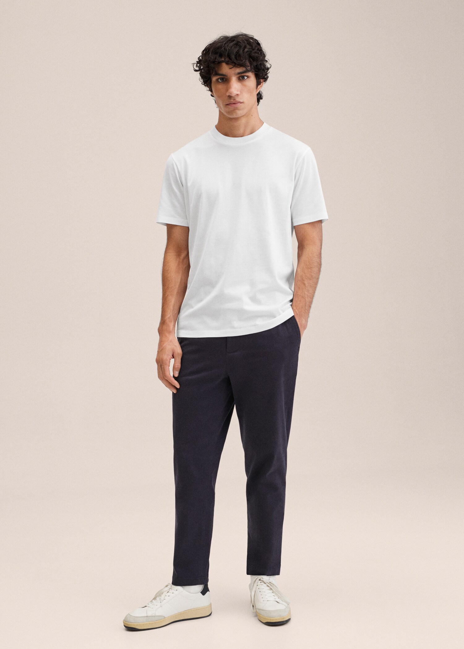 Mercerised regular-fit  t-shirt - General plane