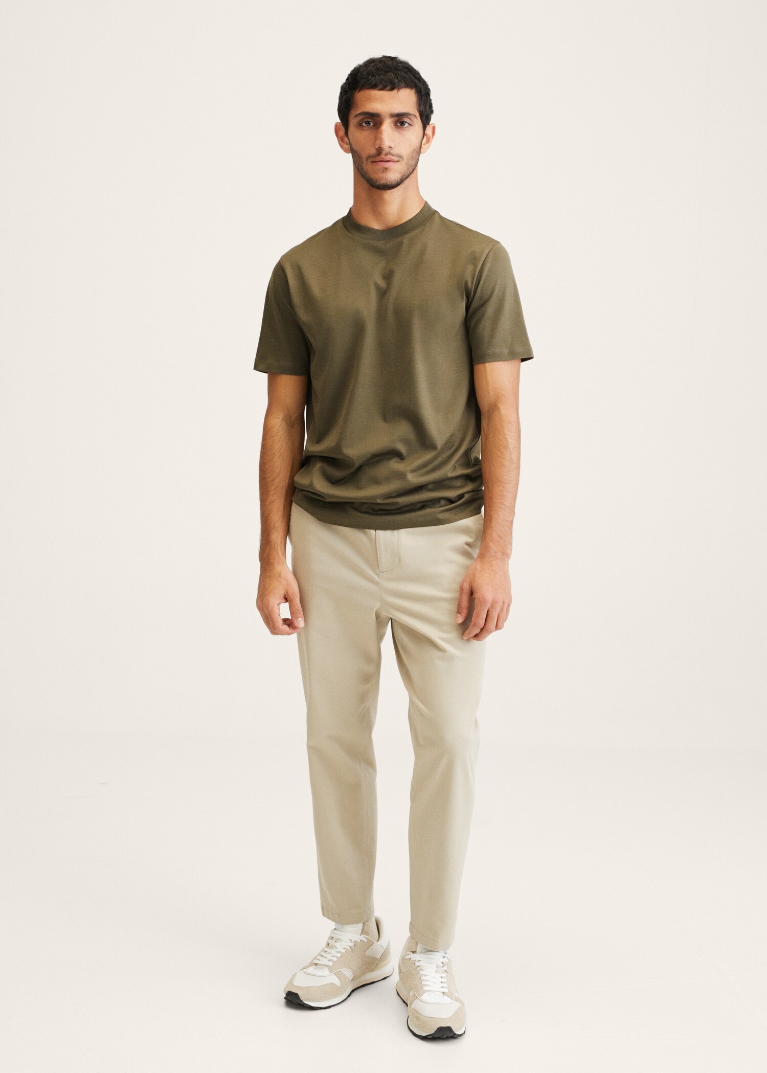 Mercerised regular-fit  t-shirt - General plane